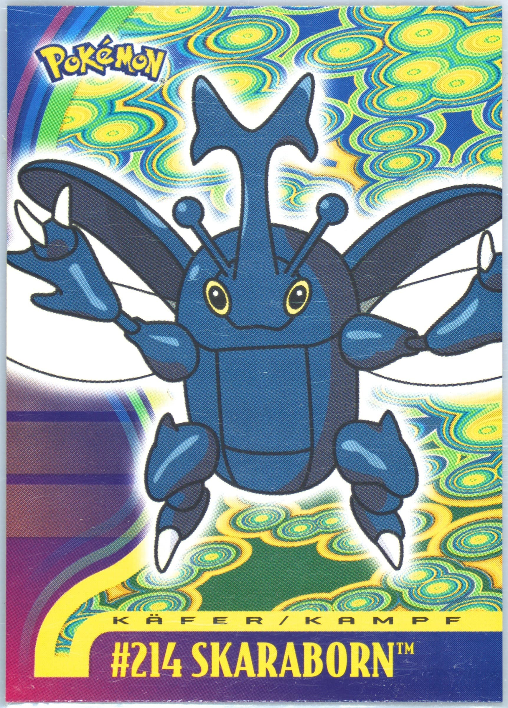 Heracross German (214) 2001 Topps Pokemon Johto Series 3