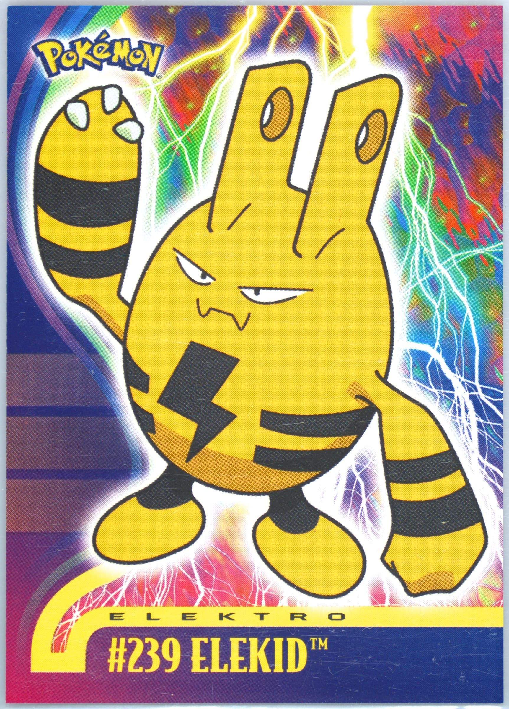 Elekid German (239) 2001 Topps Pokemon Johto Series 3