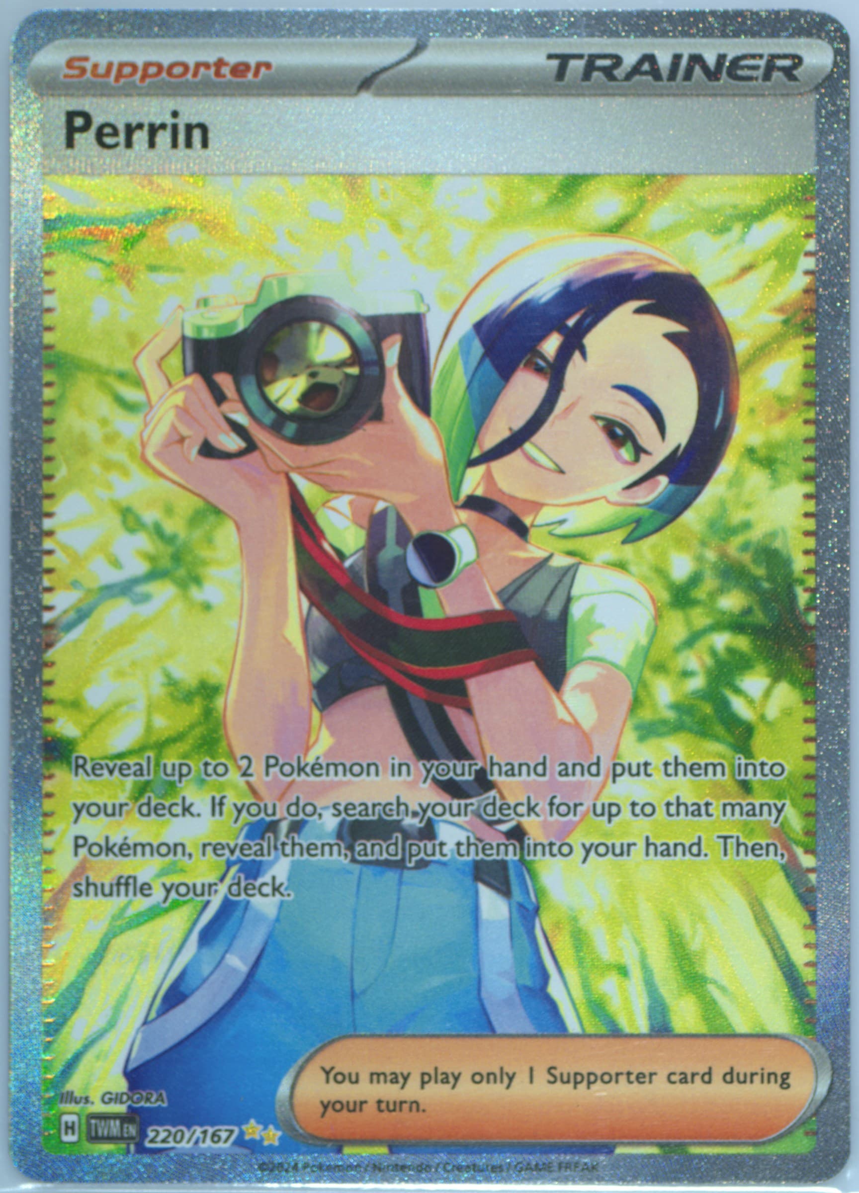 Perrin Special Illustration Rare (220) 2024 Pokemon Portuguese Twm PT-Twilight Masquerade