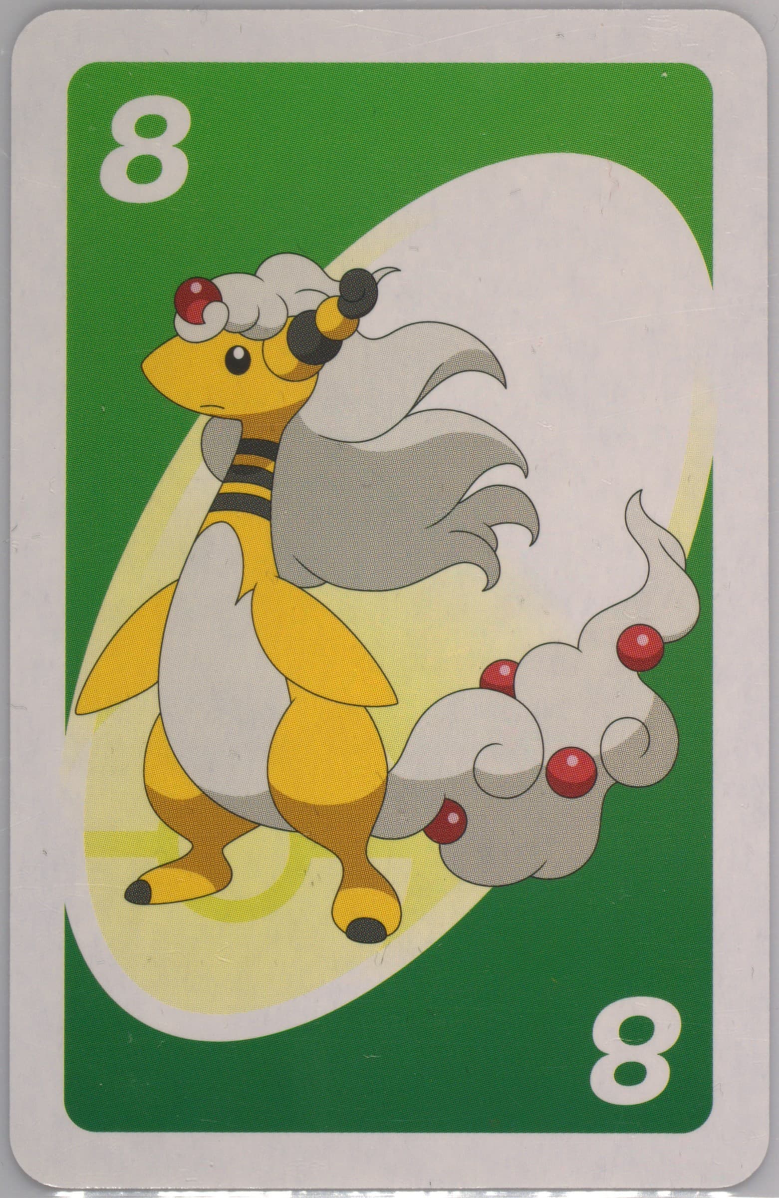 Mega Ampharos Green-#8 2014 Uno Pokemon XY