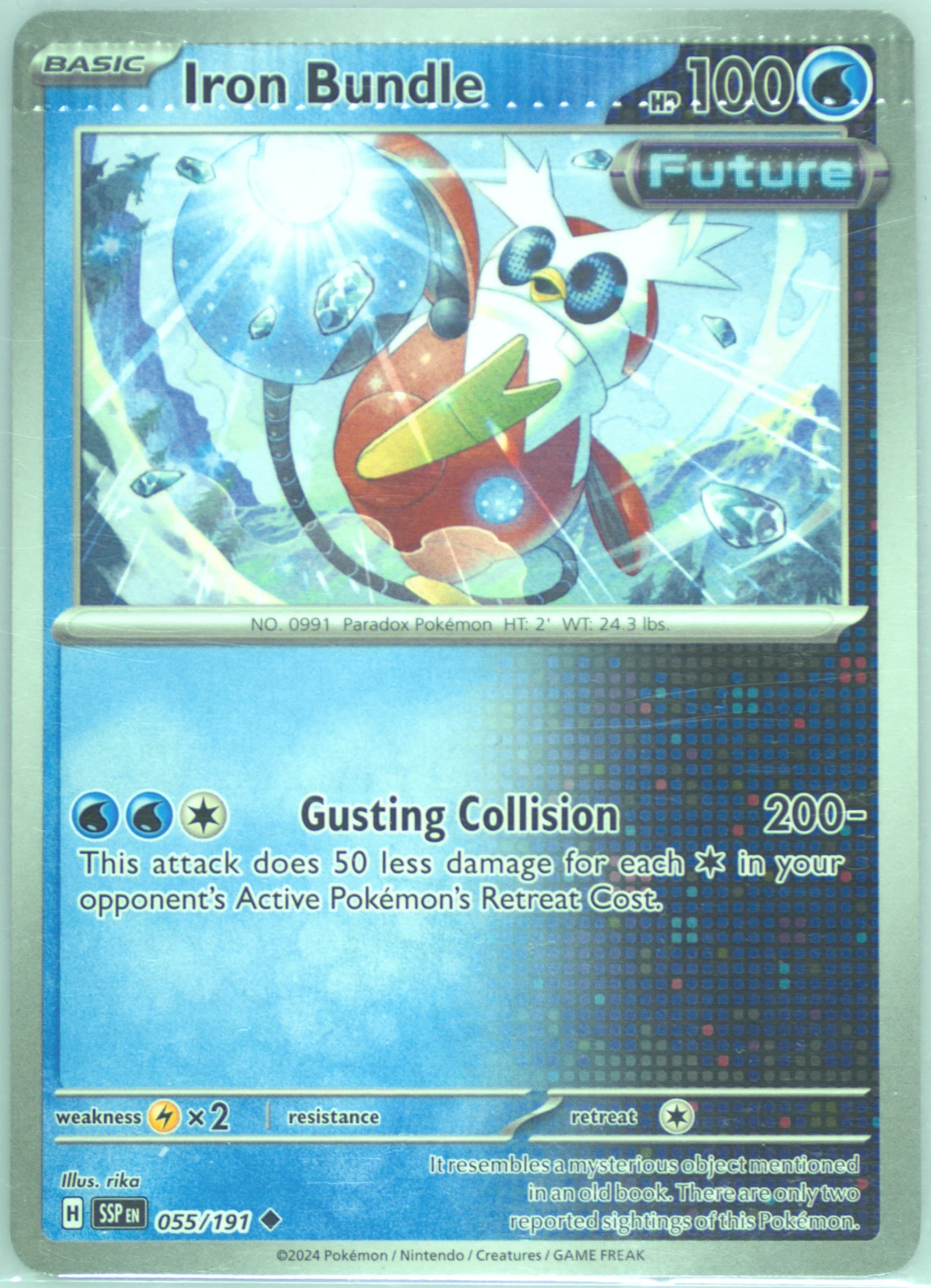 Iron Bundle (055) 2024 Pokemon Ssp EN-Surging Sparks