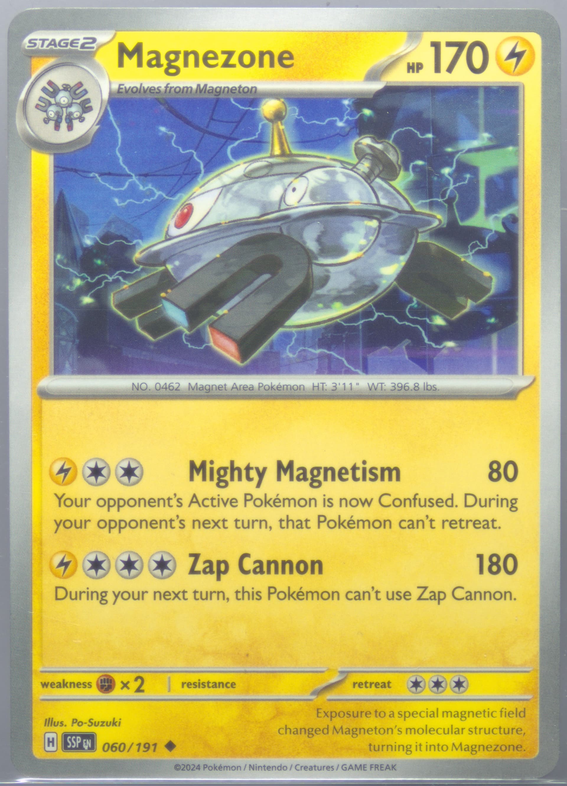 Magnezone (060) 2024 Pokemon Ssp EN-Surging Sparks