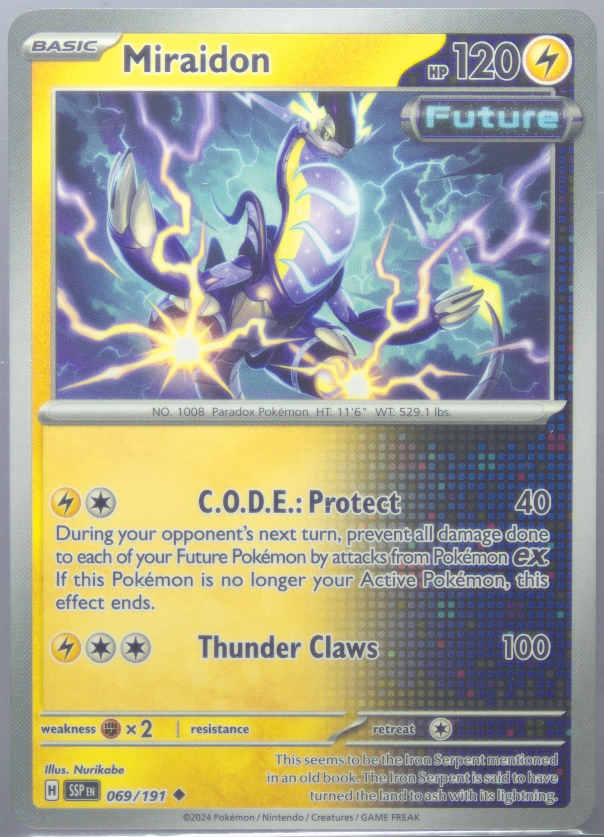 Miraidon (069) 2024 Pokemon Ssp EN-Surging Sparks