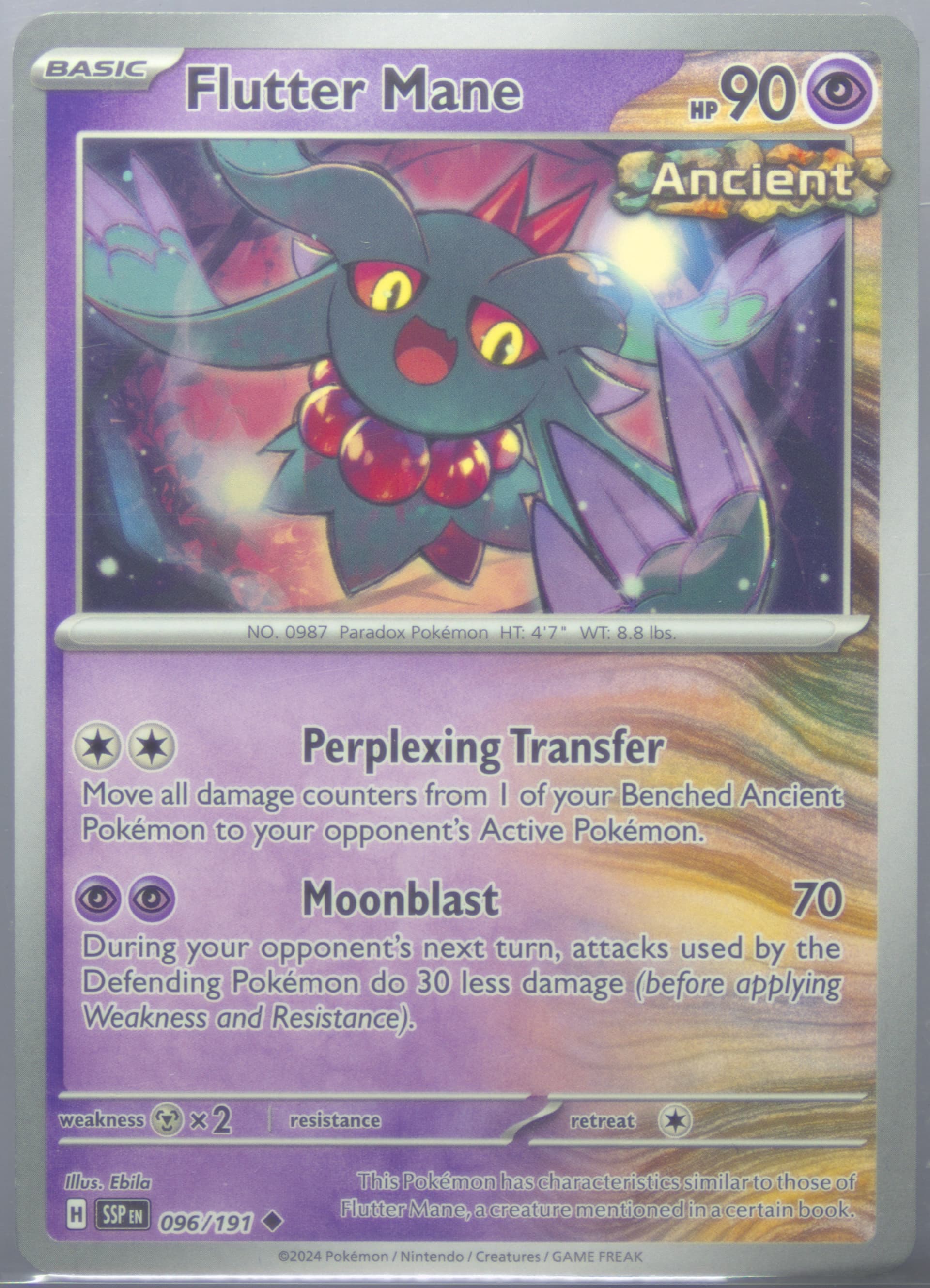 Flutter Mane (096) 2024 Pokemon Ssp EN-Surging Sparks