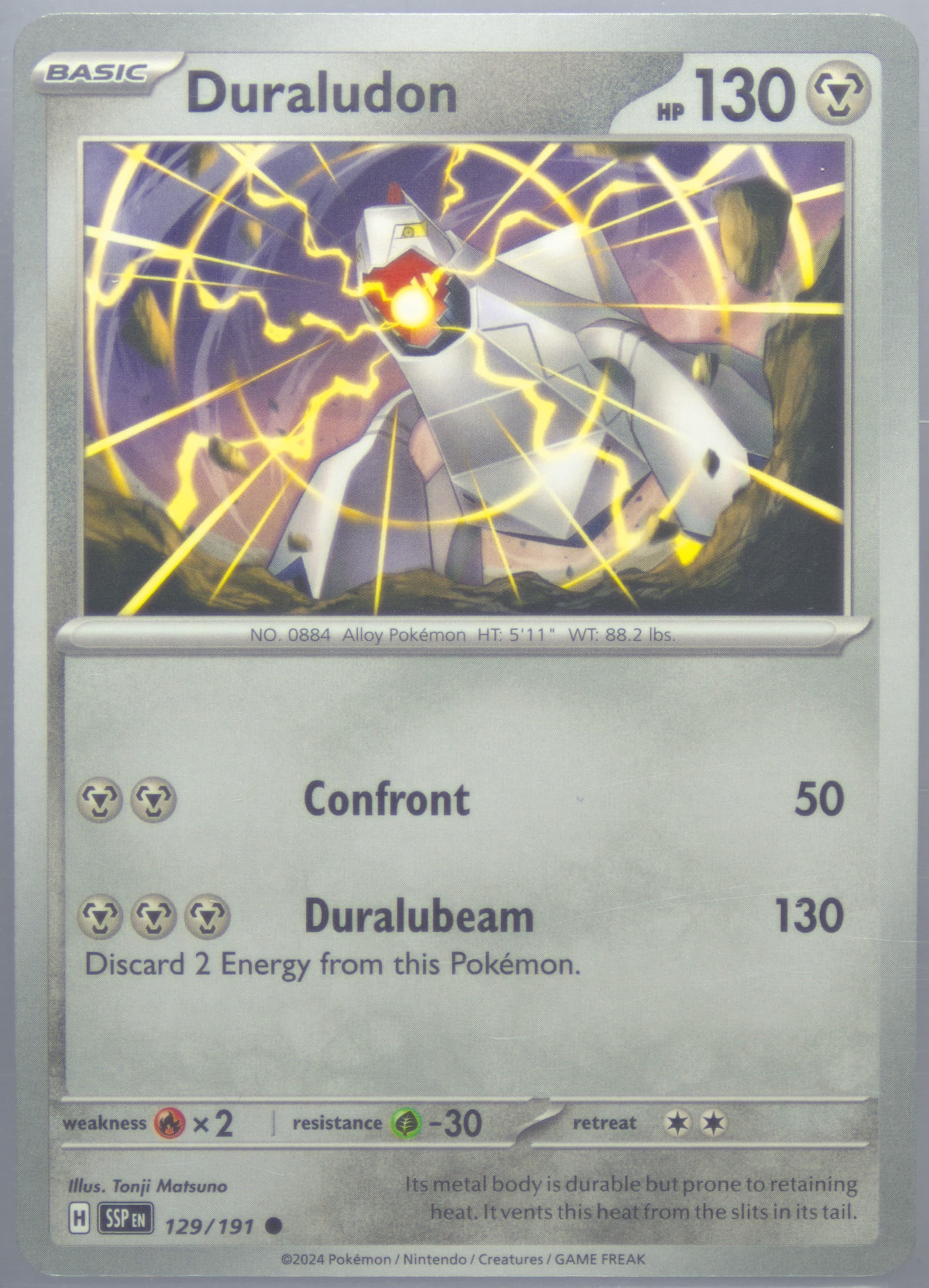 Duraludon (129) 2024 Pokemon Ssp EN-Surging Sparks