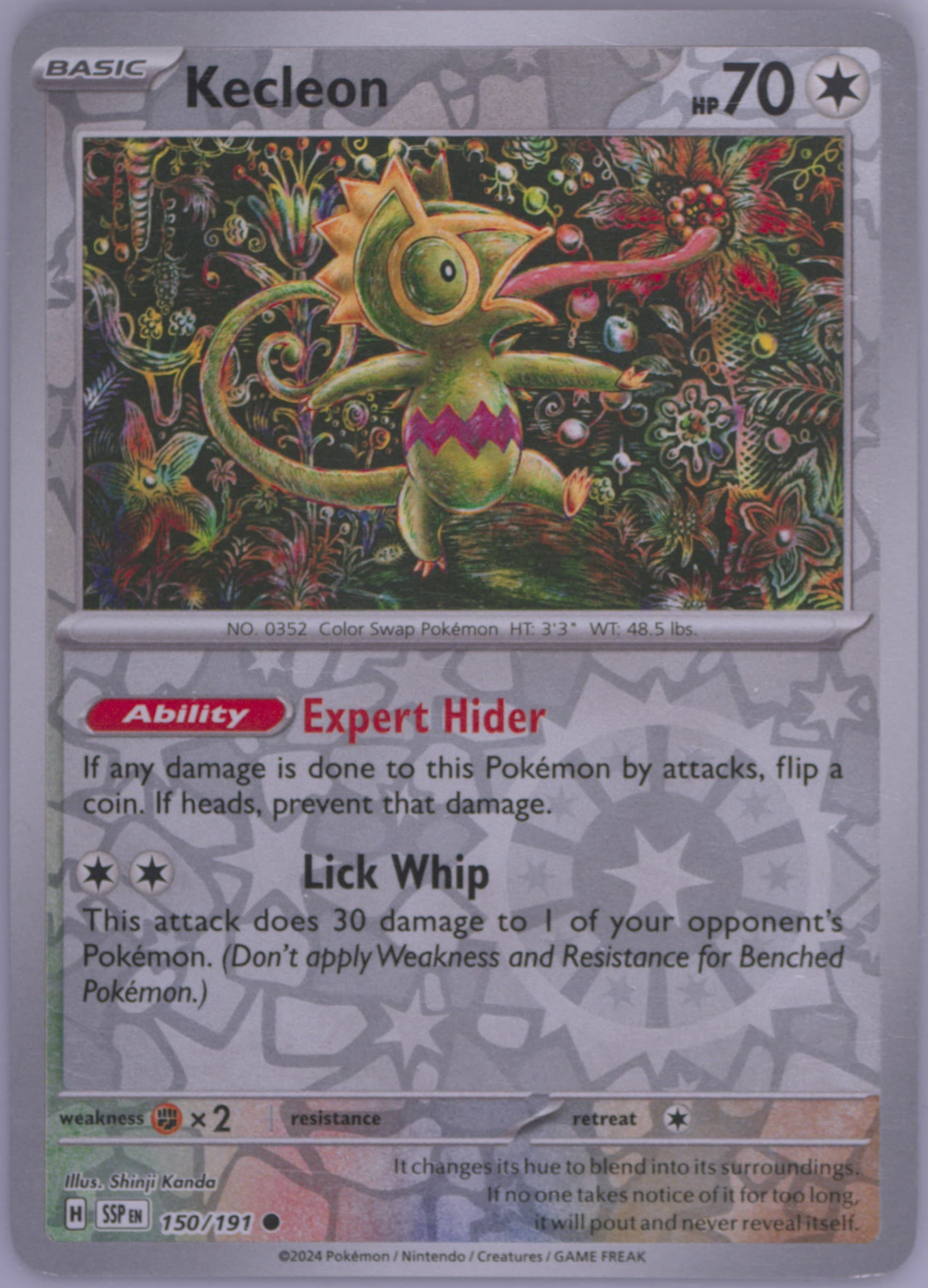 Kecleon (150) 2024 Pokemon Ssp EN-Surging Sparks
