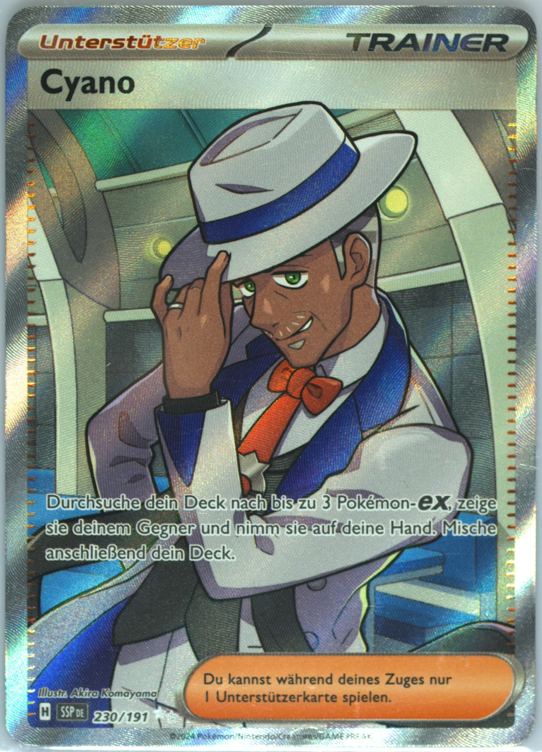 Cyrano Ultra Rare (230) 2024 Pokemon German Ssp de-Surging Sparks