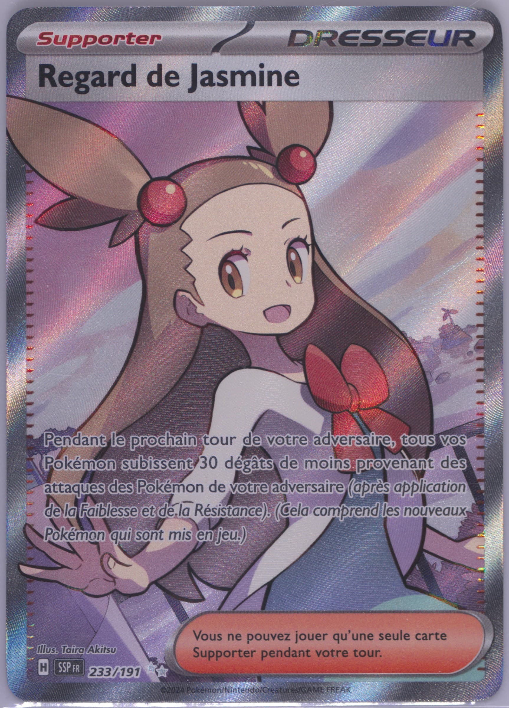 Jasmine's Gaze Ultra Rare (233) 2024 Pokemon French Ssp FR-Surging Sparks