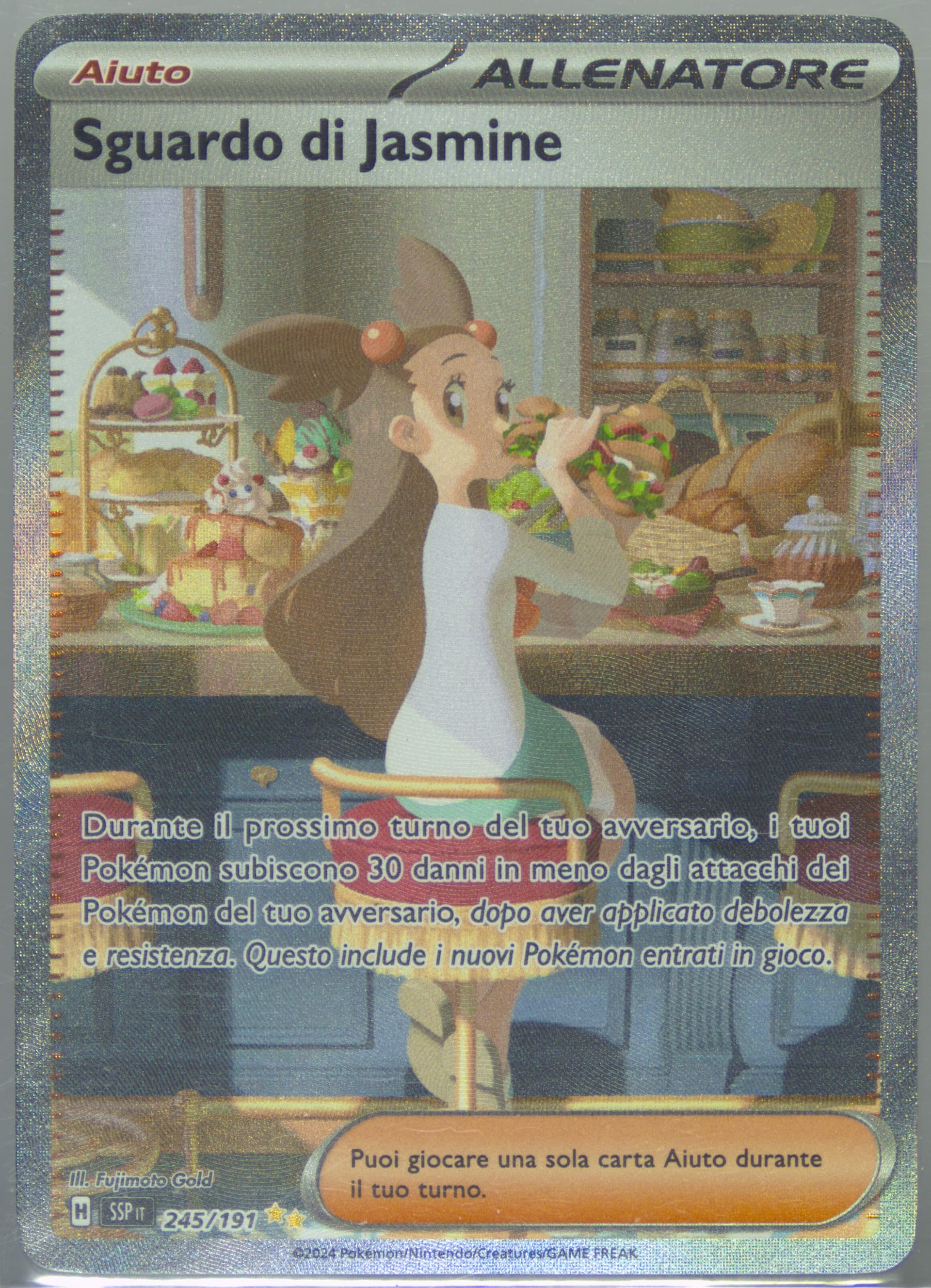 Jasmine's Gaze Special Illustration Rare (245) 2024 Pokemon Italian Ssp It-Surging Sparks