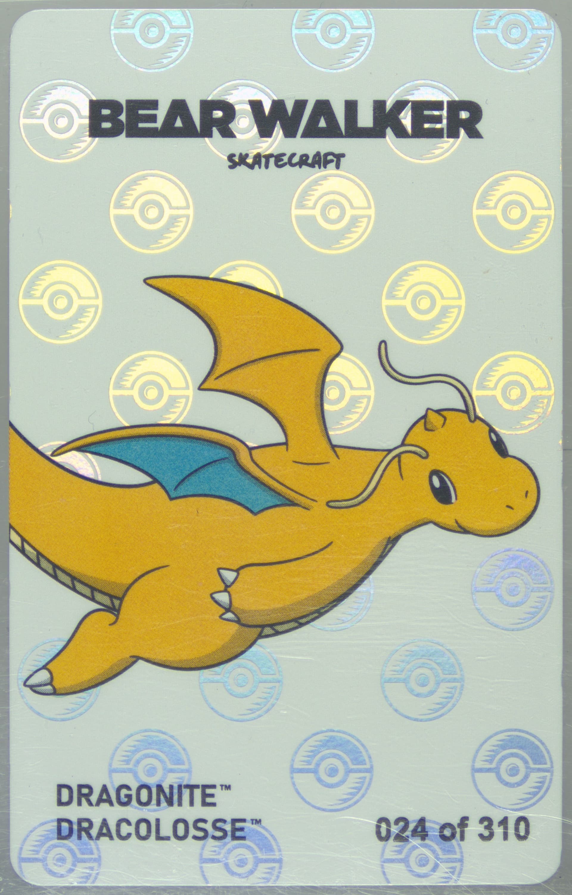 Dragonite 2024 Pokemon Center X Bear Walker Collection Cards