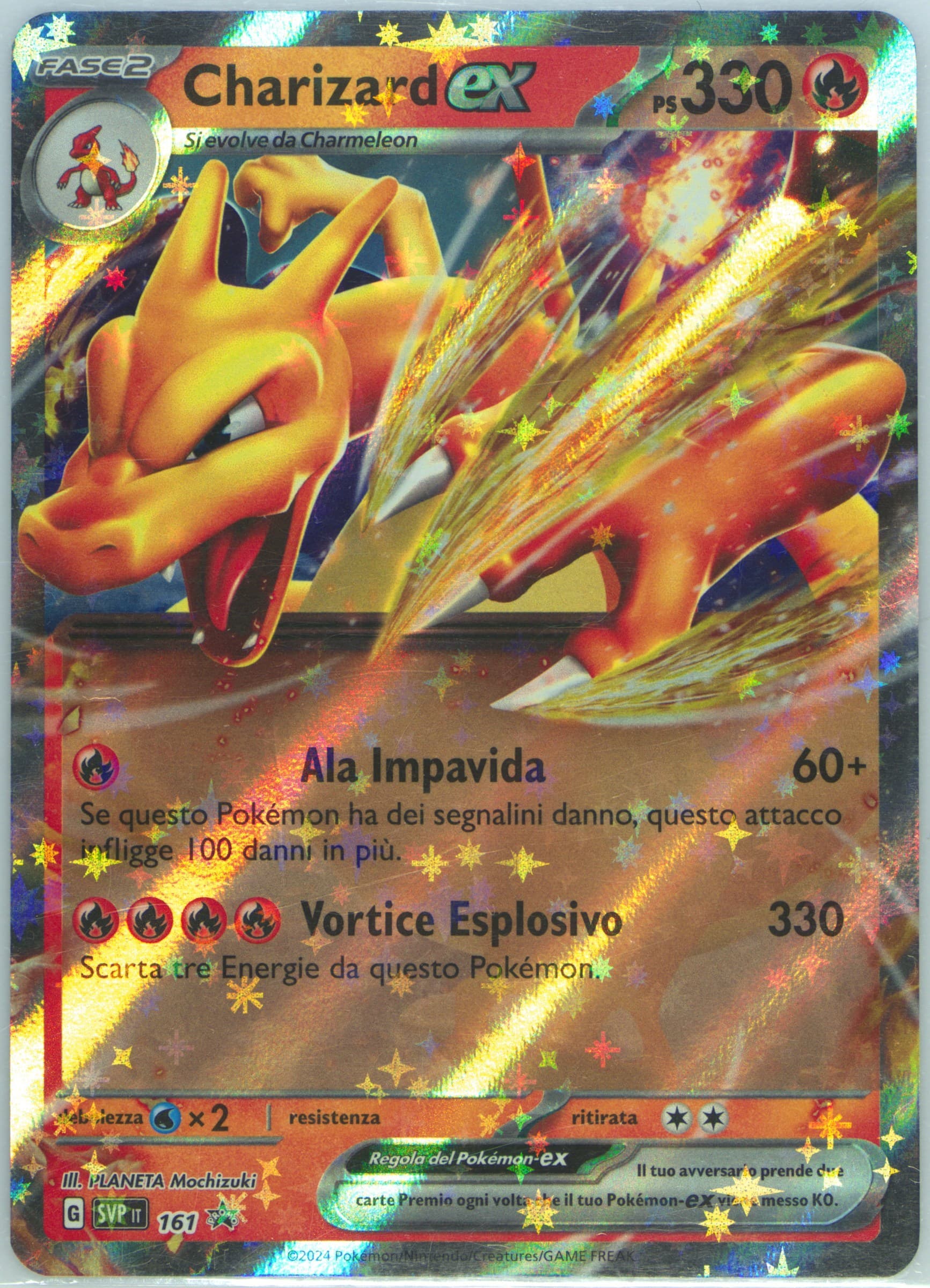 Charizard EX Charizard EX Super-Premium Collection (161) 2024 Pokemon Italian Svp It-SV Black Star Promo