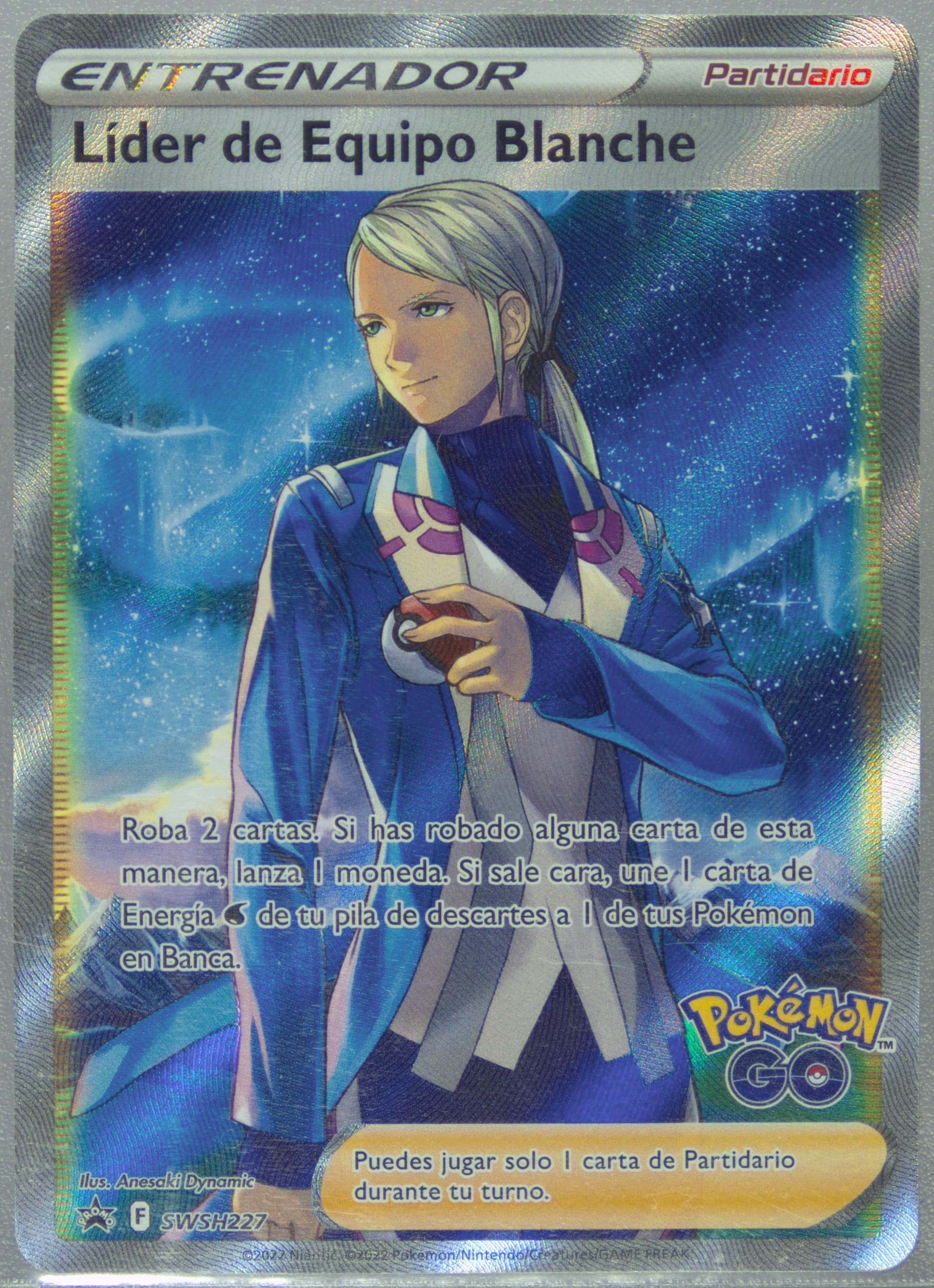 Lider de Equipo Blanche Pokemon Go Special Collection-Team Mystic-Spanish (227) 2022 Pokemon Swsh Black Star Promo