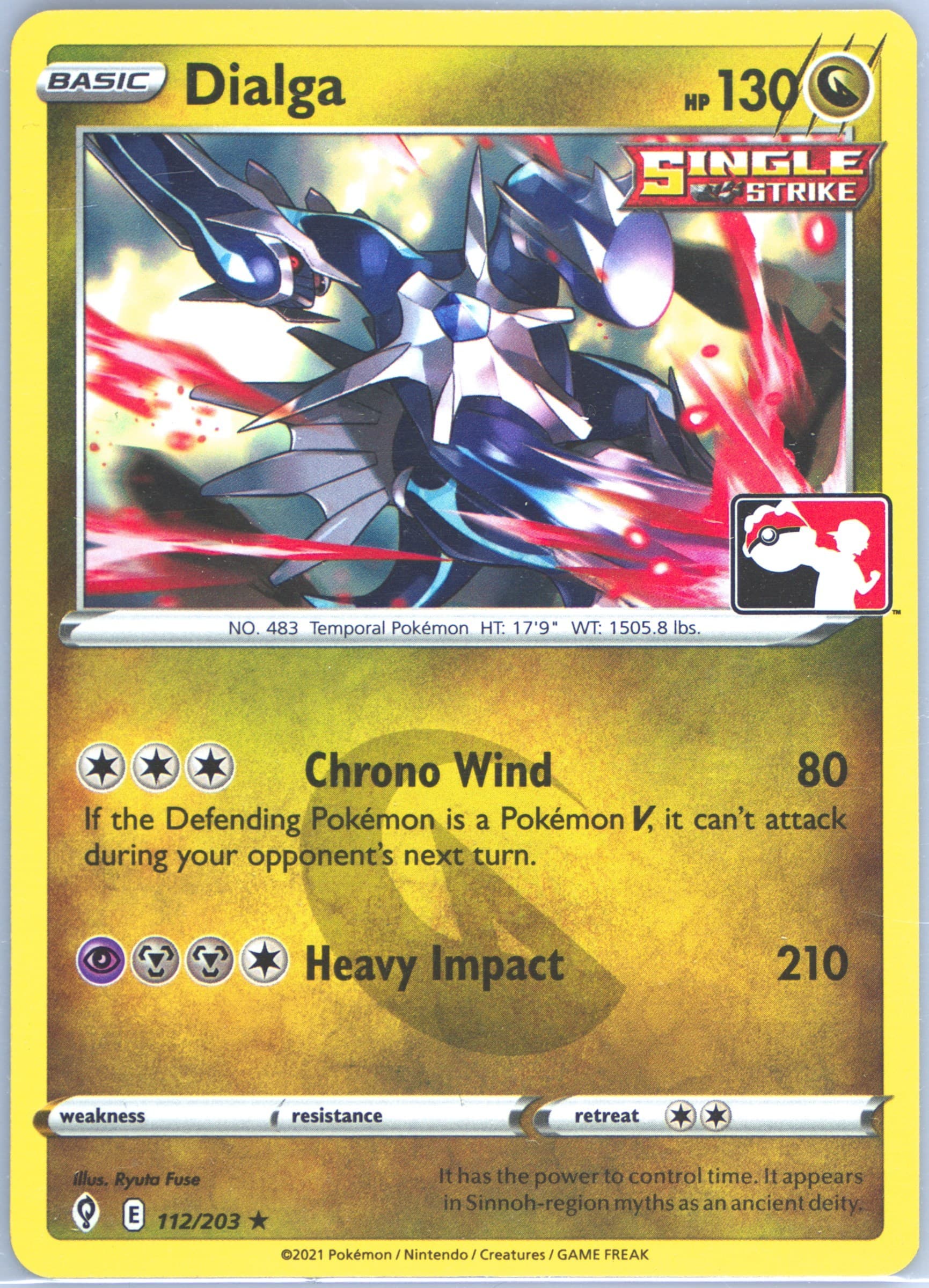 Dialga (112) 2022 Pokemon Play! Pokemon Prize Pack: Series 1