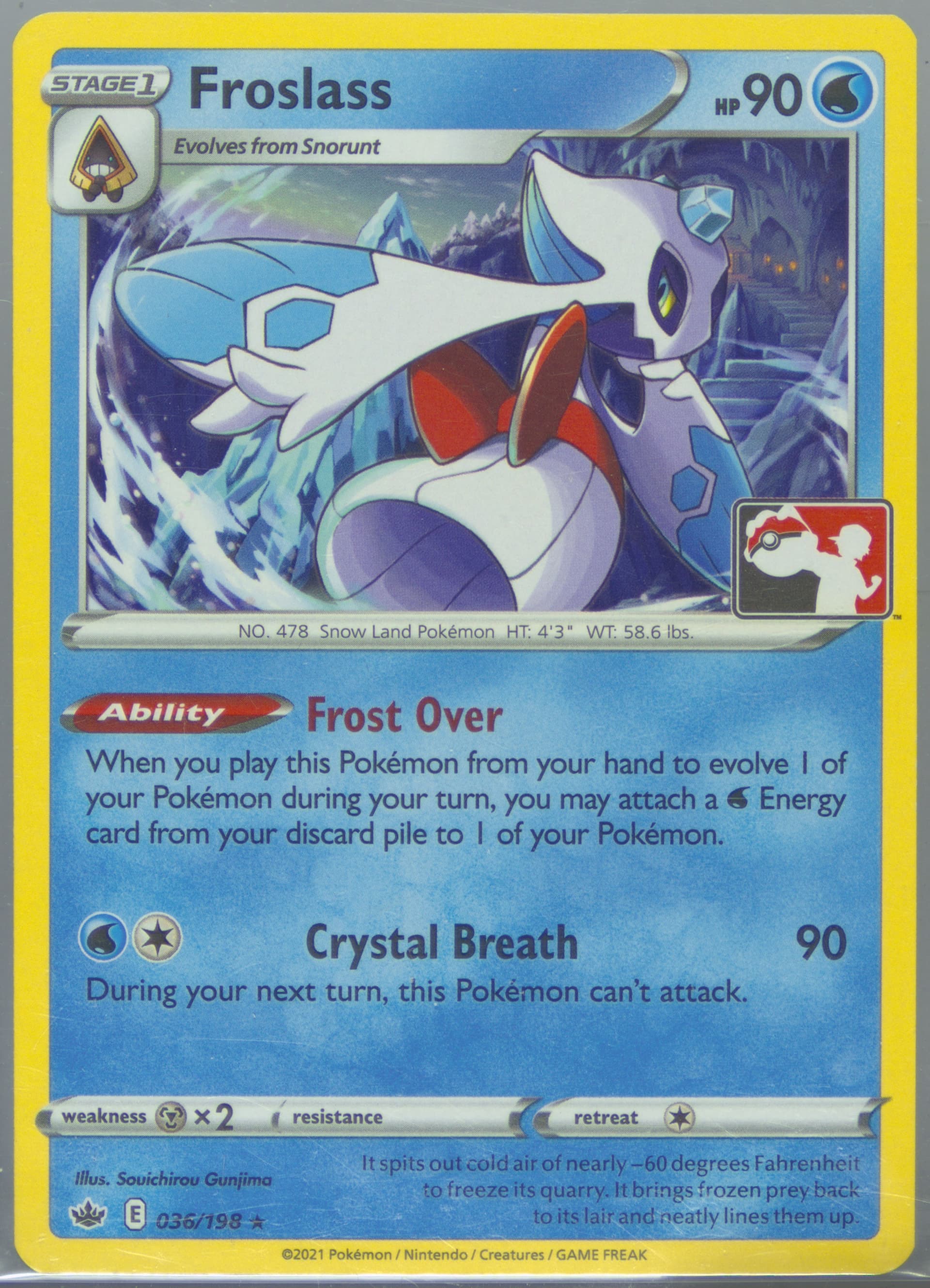Froslass (036) 2022 Pokemon Play! Pokemon Prize Pack: Series 1