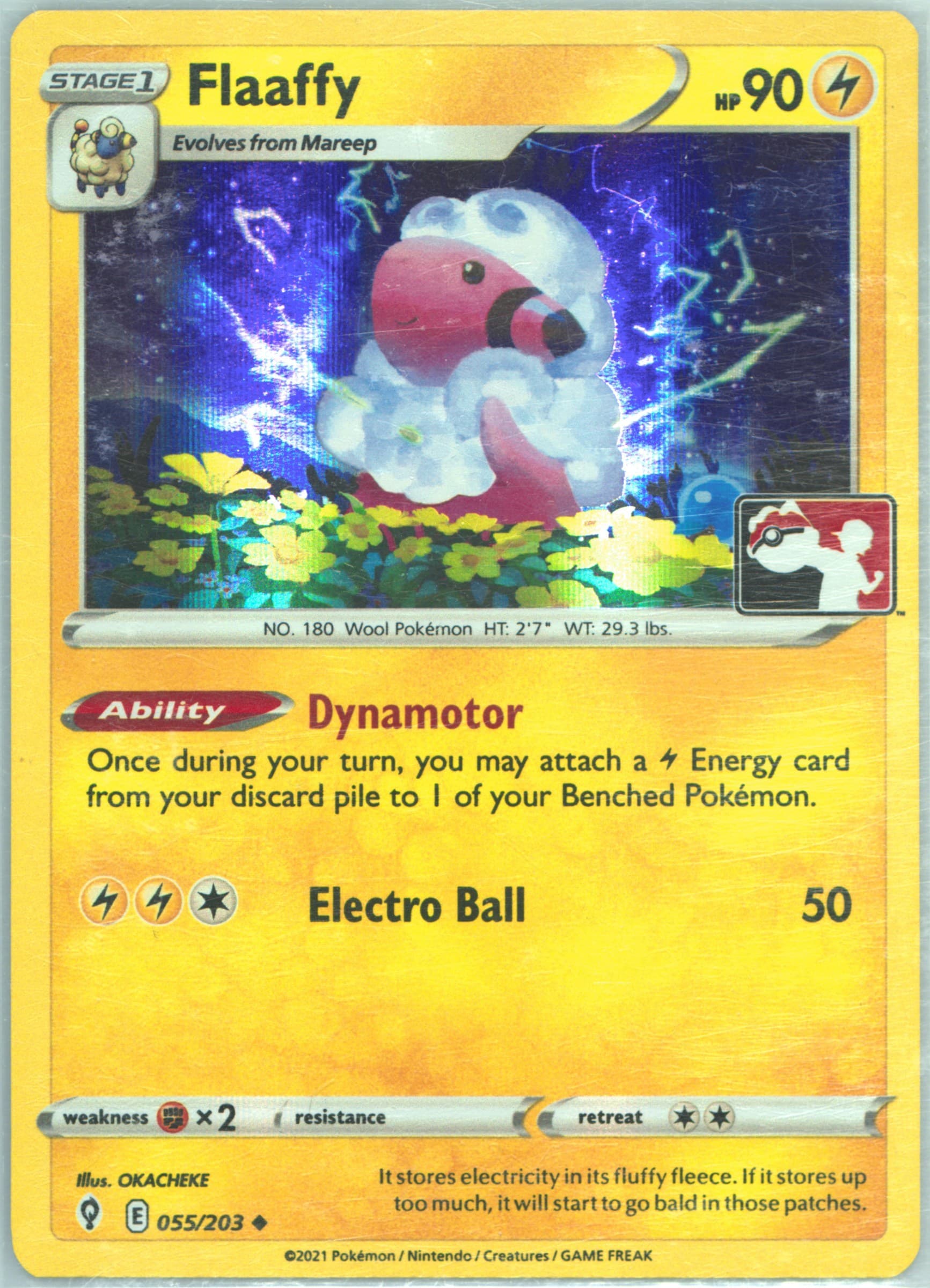 Flaaffy-Holo (055) 2022-2023 Pokemon Play! Pokemon Prize Pack
