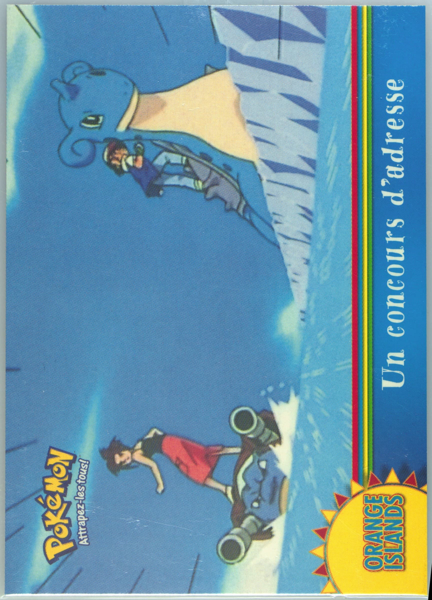 Fit to Be Tied French (OR2) 2000 Topps Pokemon TV Animation Series 3 Orange Islands