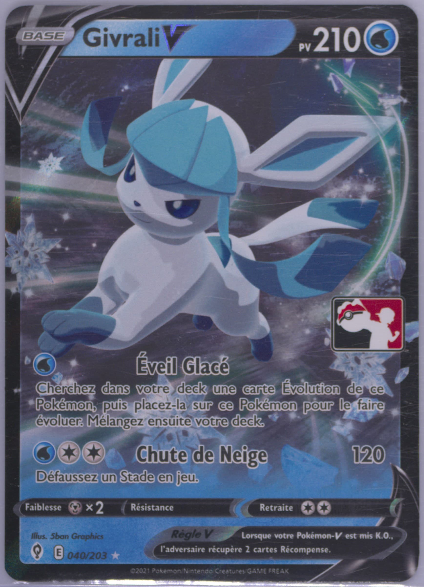 Givrali V French (040) 2022-2023 Pokemon Play! Pokemon Prize Pack