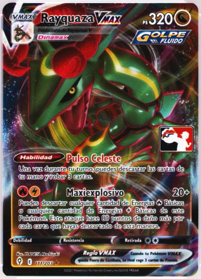 Full Art/Rayquaza Vmax Spanish (111) 2022-2023 Pokemon Play! Pokemon Prize Pack