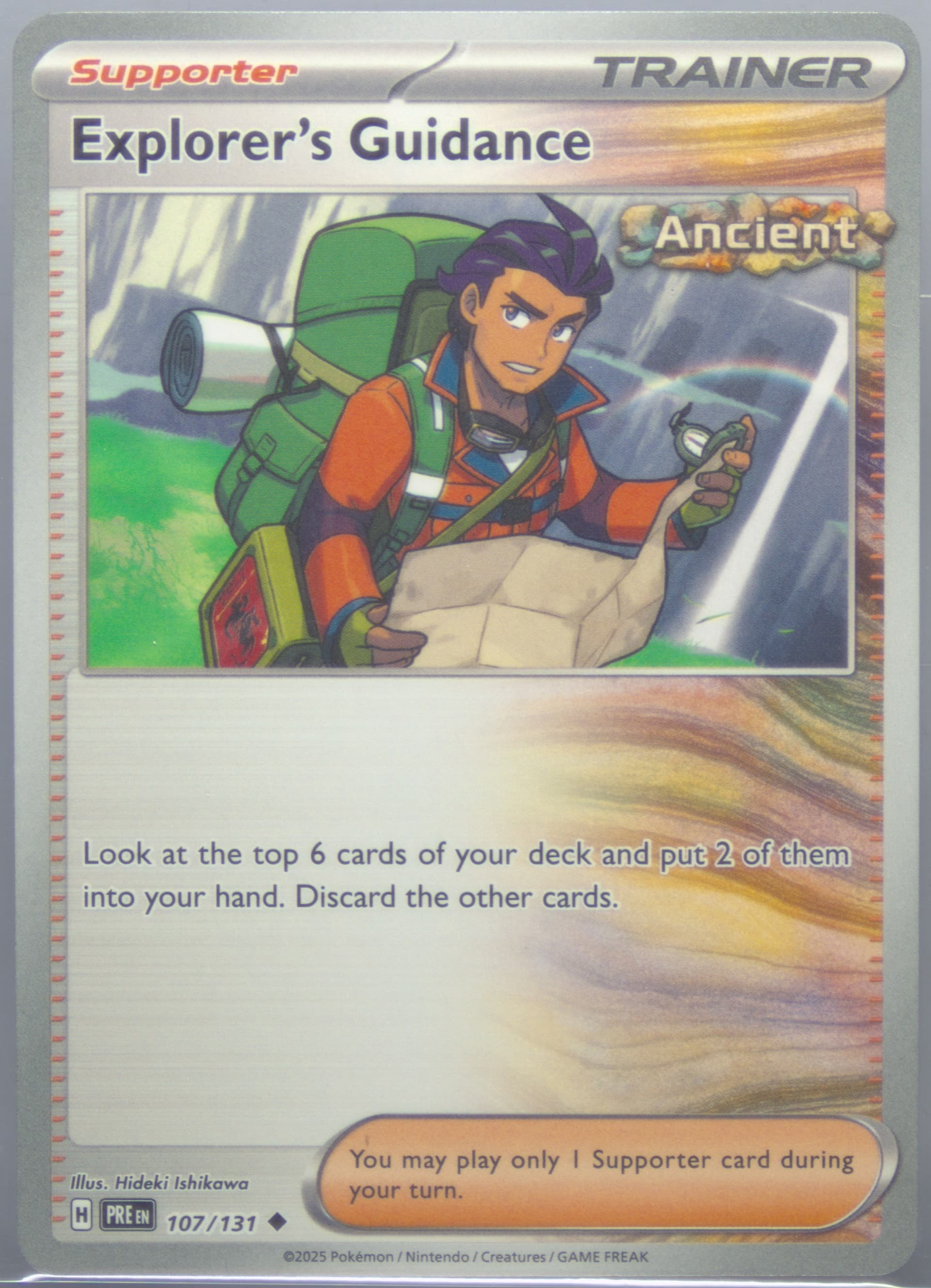 Explorer's Guidance (107) 2025 Pokemon Pre EN-Prismatic Evolutions