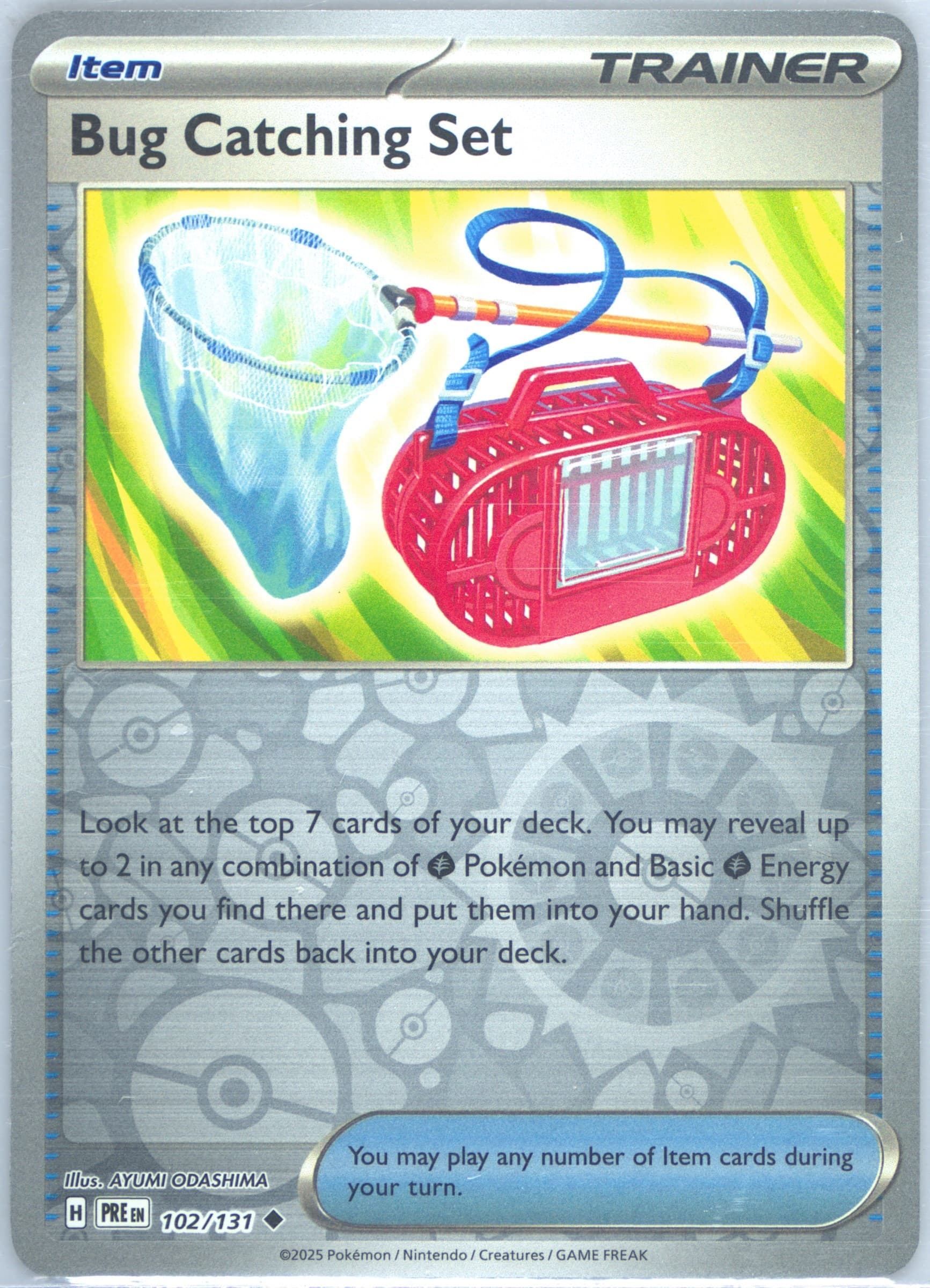 Bug Catching Set Reverse Holo (102) 2025 Pokemon Pre EN-Prismatic Evolutions