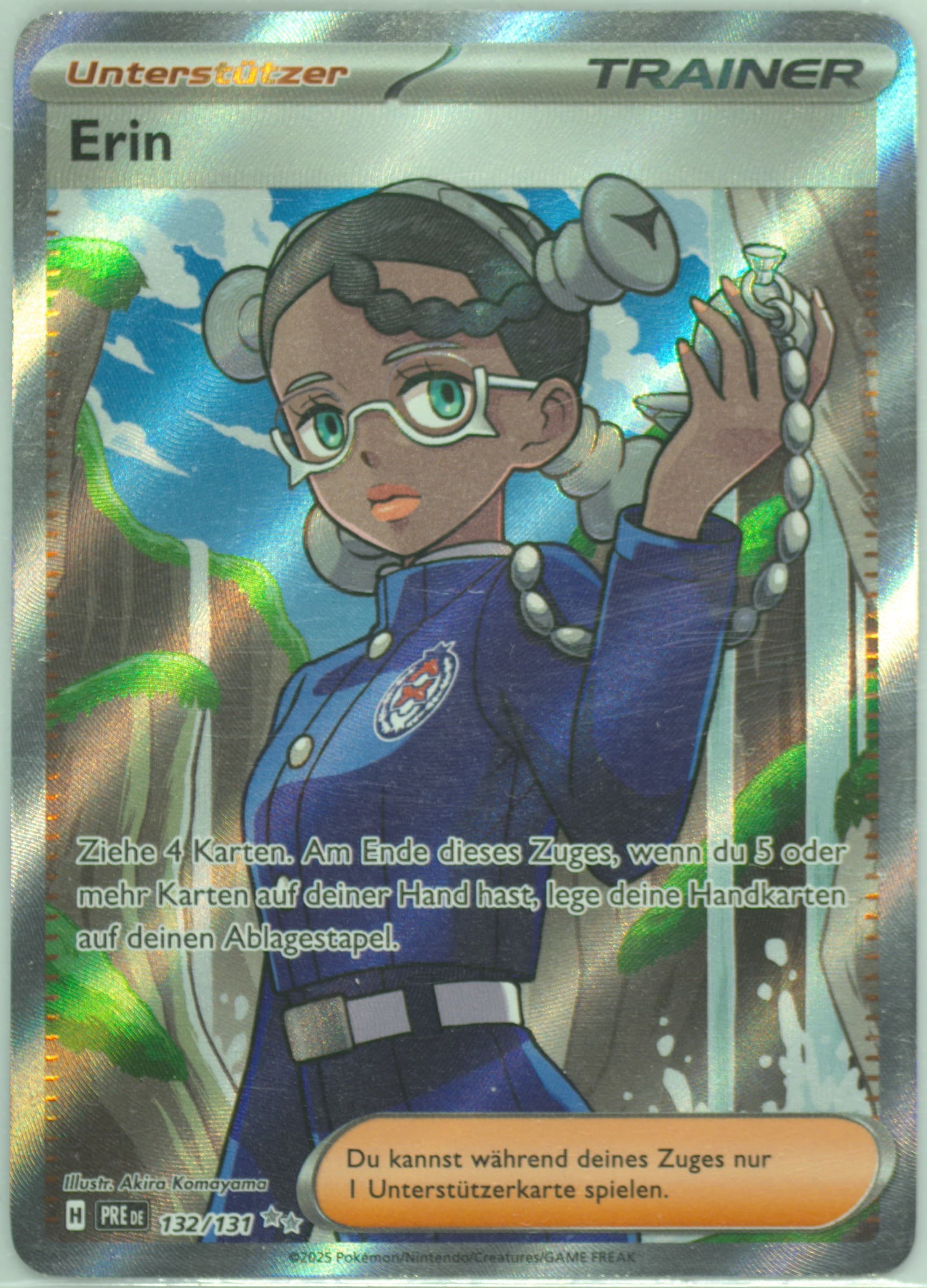 Amarys Ultra Rare (132) 2025 Pokemon German Pre de-Prismatic Evolutions