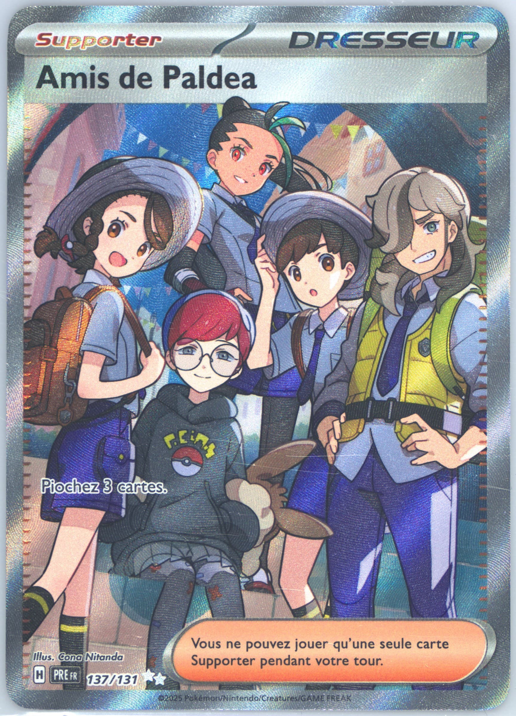 Friends in Paldea Ultra Rare (137) 2025 Pokemon French Pre FR-Prismatic Evolutions