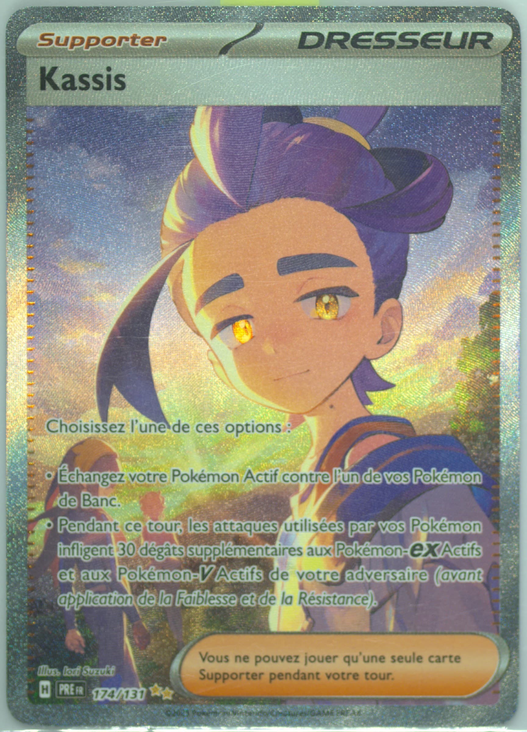 Kieran Special Illustration Rare (174) 2025 Pokemon French Pre FR-Prismatic Evolutions