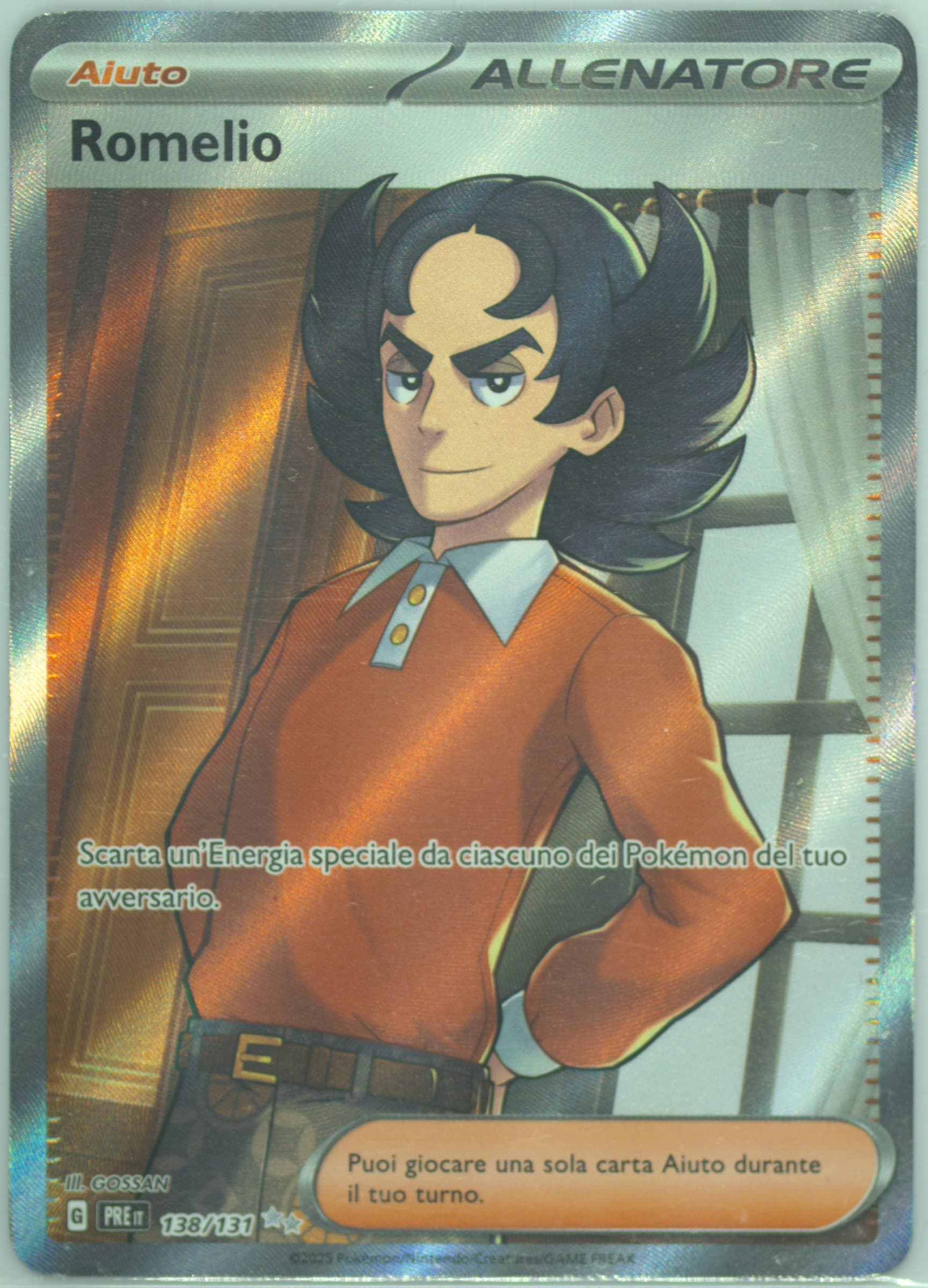 Giacomo Ultra Rare (138) 2025 Pokemon Italian Pre It-Prismatic Evolutions