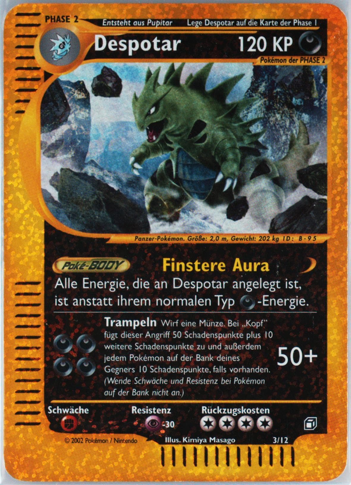 Despotar German (3) 2002 Pokemon Expedition Box Topper