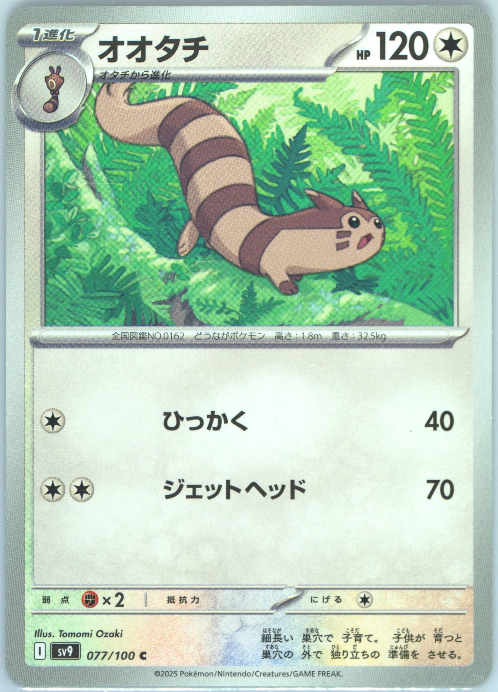 Furret (077) 2025 Pokemon Japanese SV9-Battle Partners