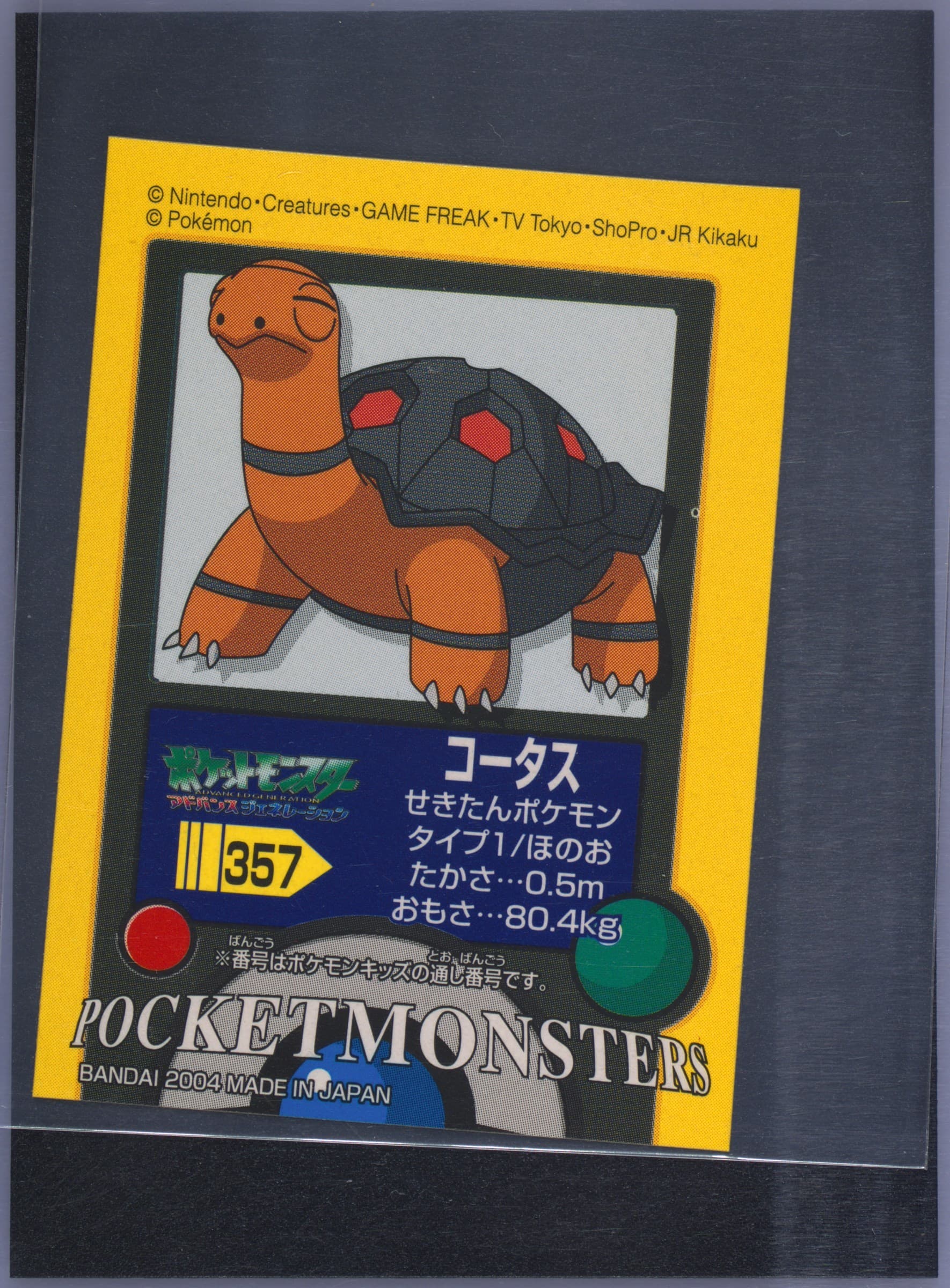 Torkoal (357) 2005 Pokemon Kids Advance 8