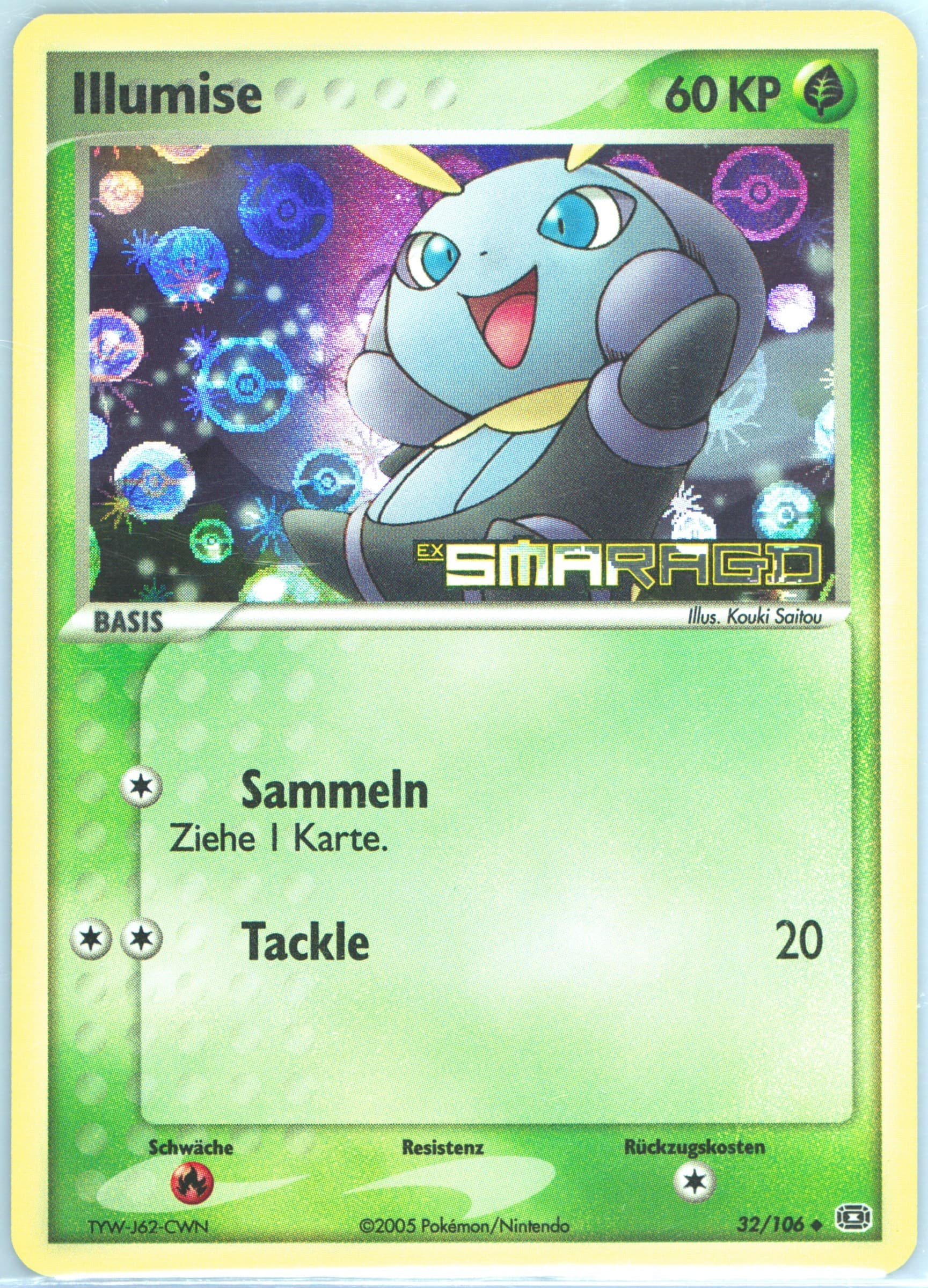 Illumise-Reverse Foil German (32) 2005 Pokemon EX Emerald