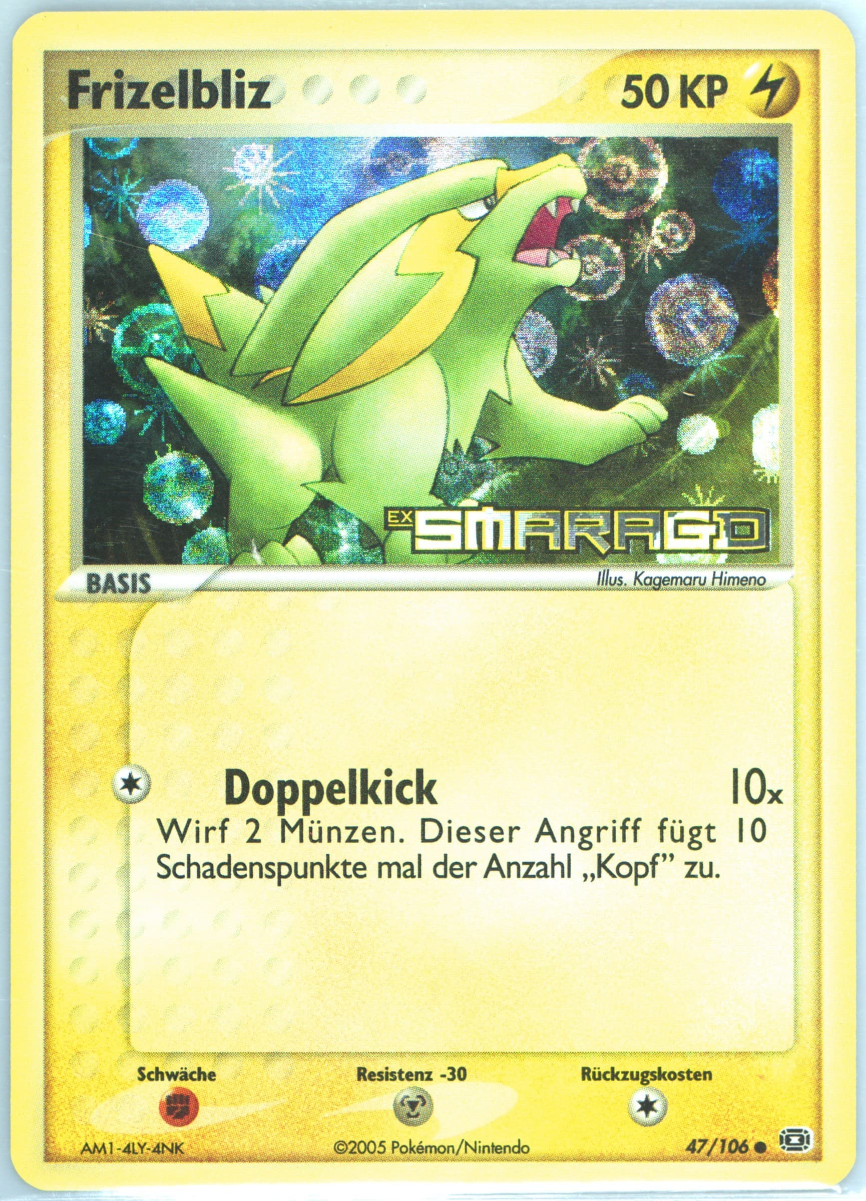 Frizelbliz-Reverse Foil German (47) 2005 Pokemon EX Emerald