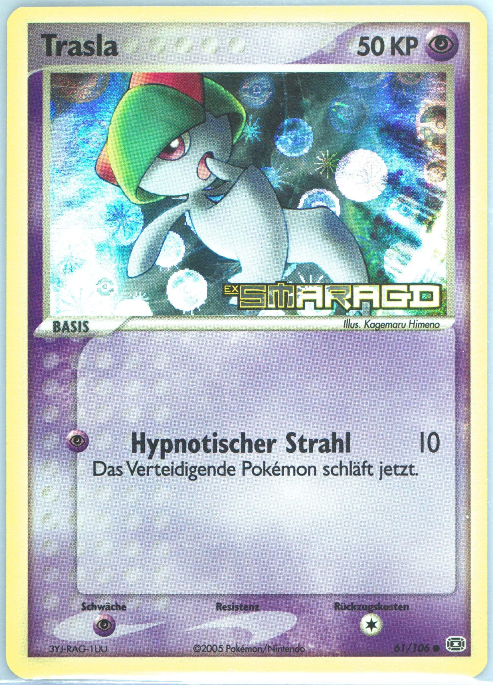 Trasla-Reverse Foil German (61) 2005 Pokemon EX Emerald
