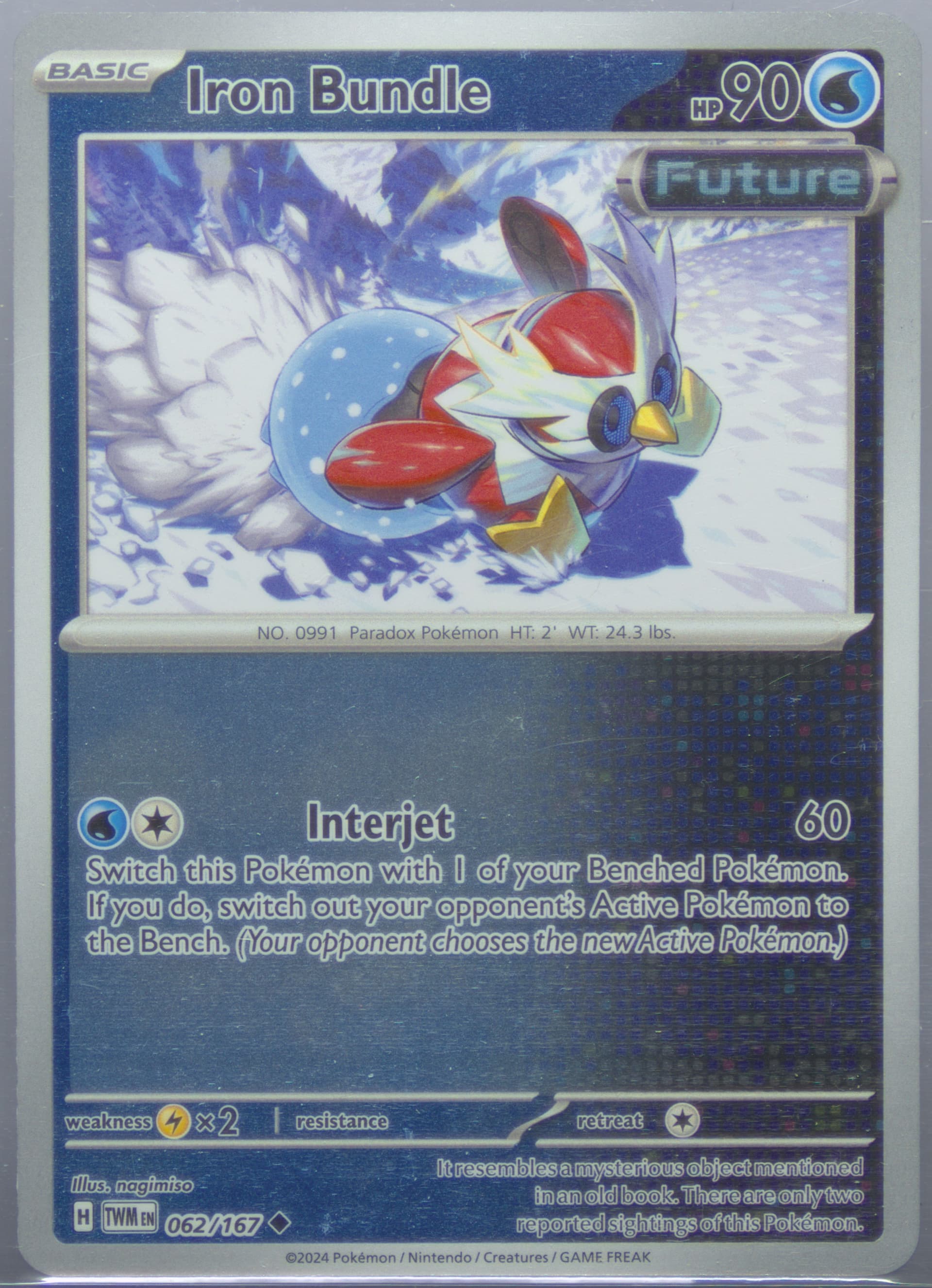 Iron Bundle Reverse Holo (062) 2024 Pokemon Twm EN-Twilight Masquerade