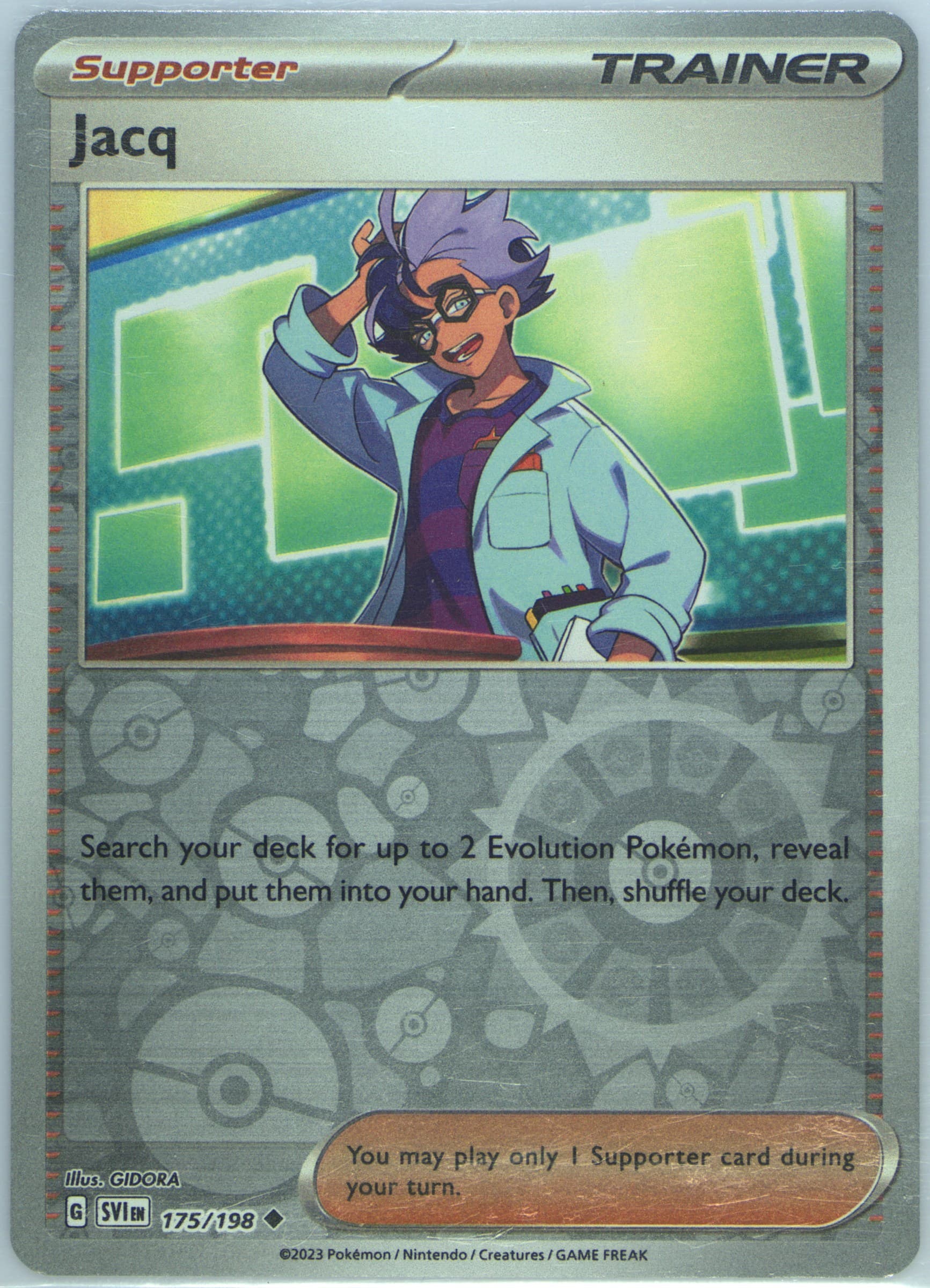 Jacq Reverse Holo (175) 2023 Pokemon Svi EN-Scarlet & Violet