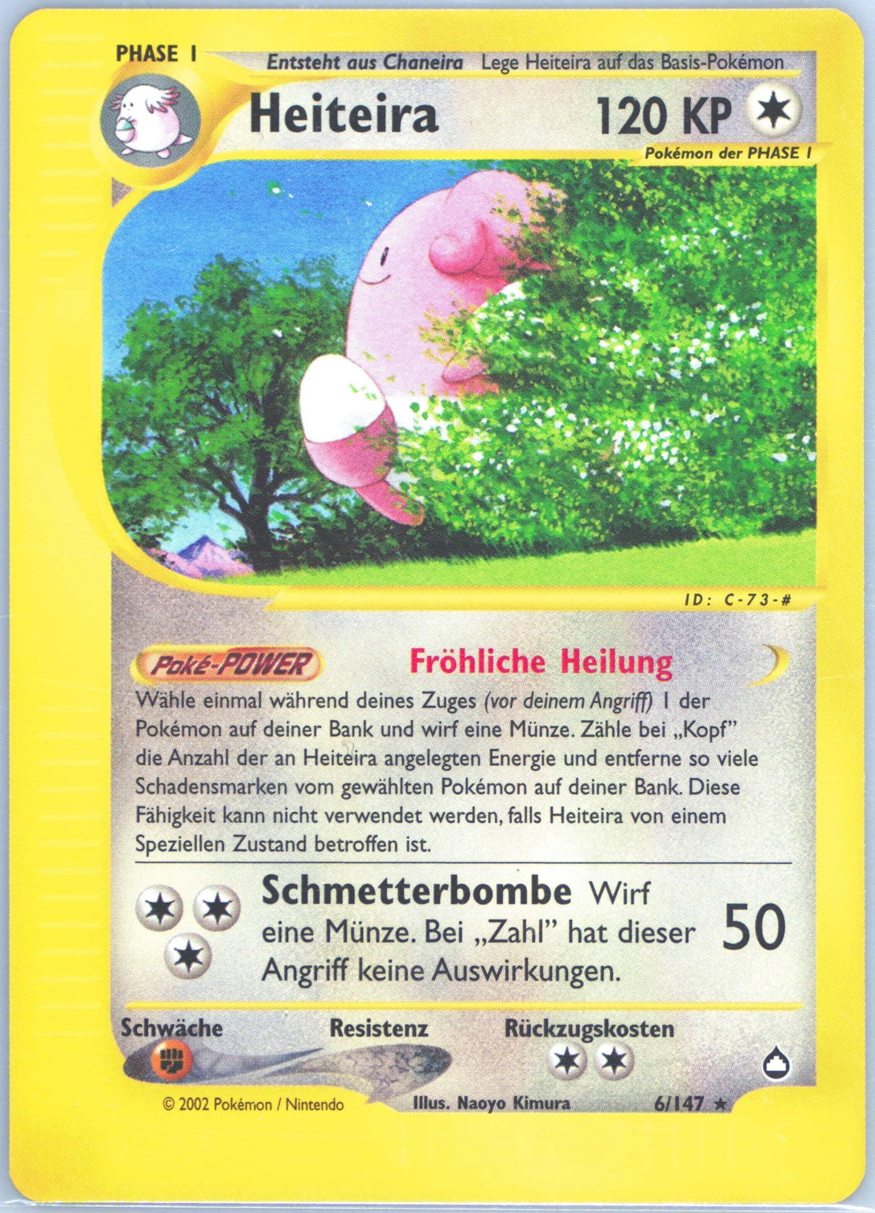 Heiteira German (6) 2003 Pokemon Aquapolis