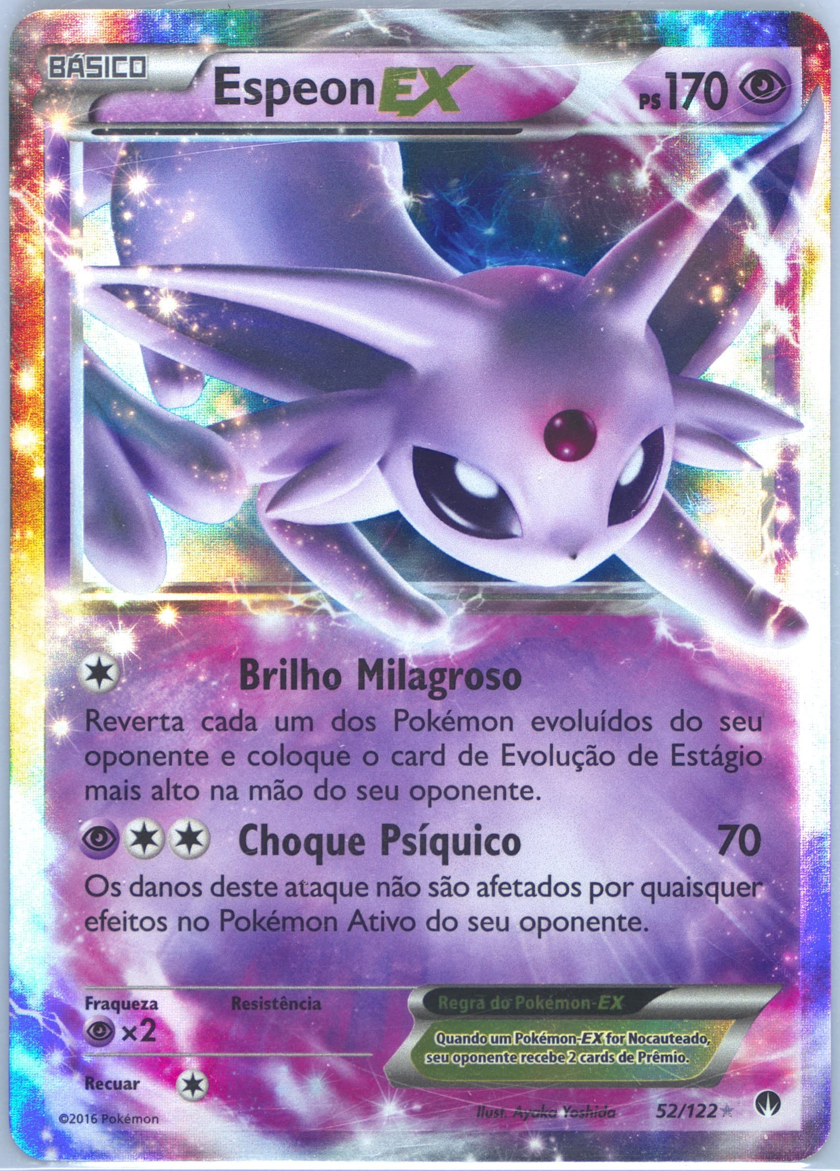 Espeon EX Portuguese (52) 2016 Pokemon XY Breakpoint