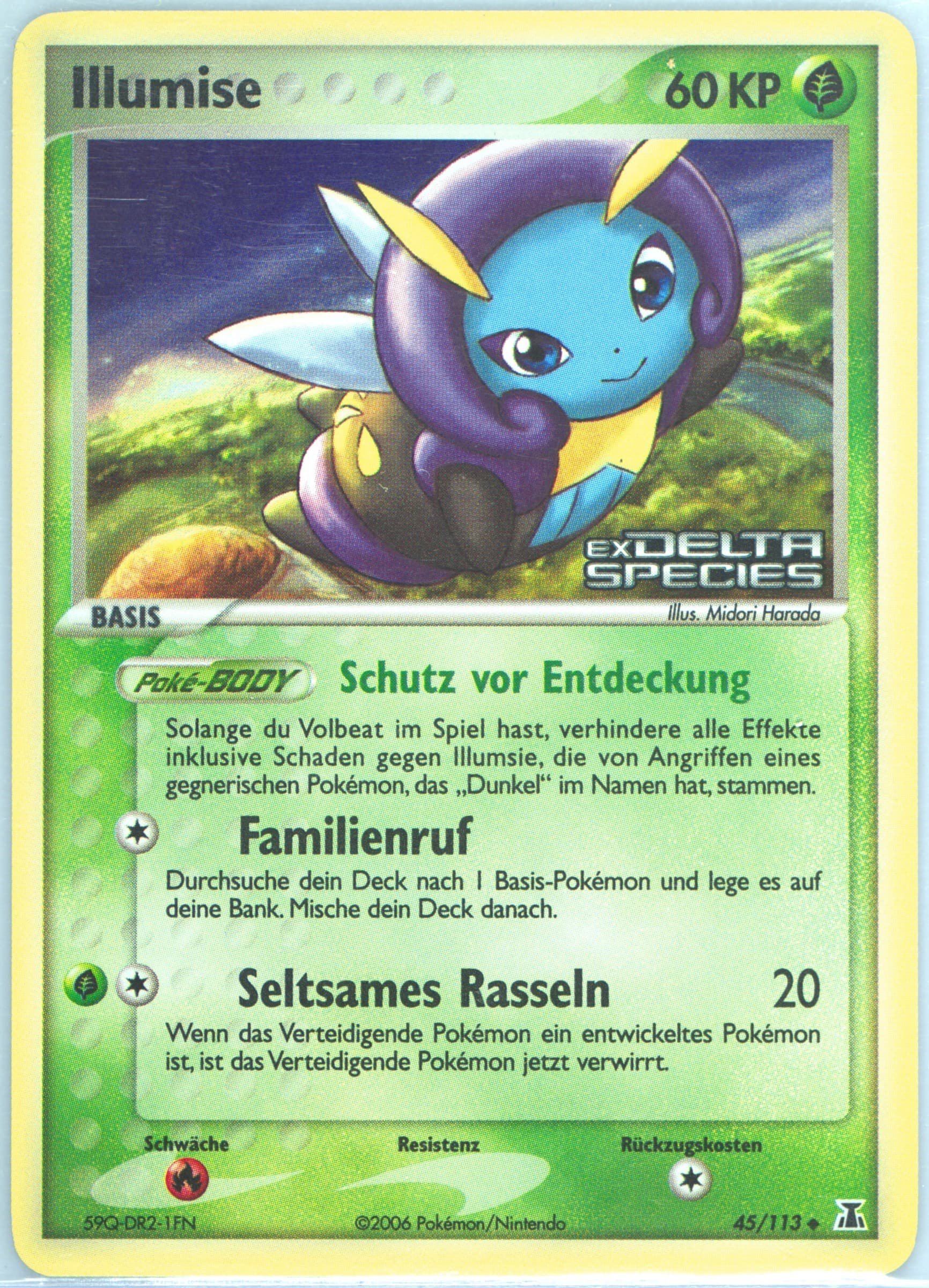 Illumise-Reverse Foil German (45) 2005 Pokemon EX Delta Species
