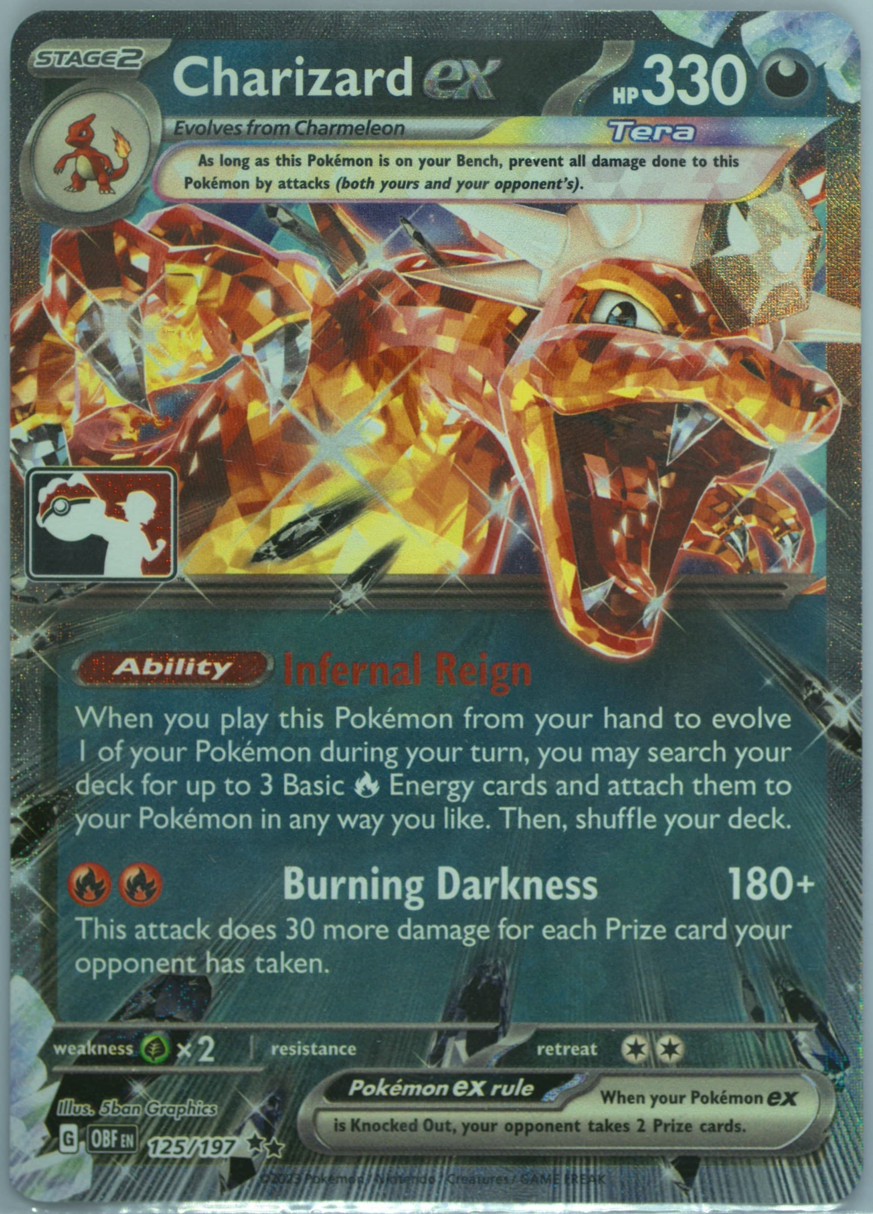 Charizard EX (125) 2024-2025 Pokemon Play! Pokemon Prize Pack