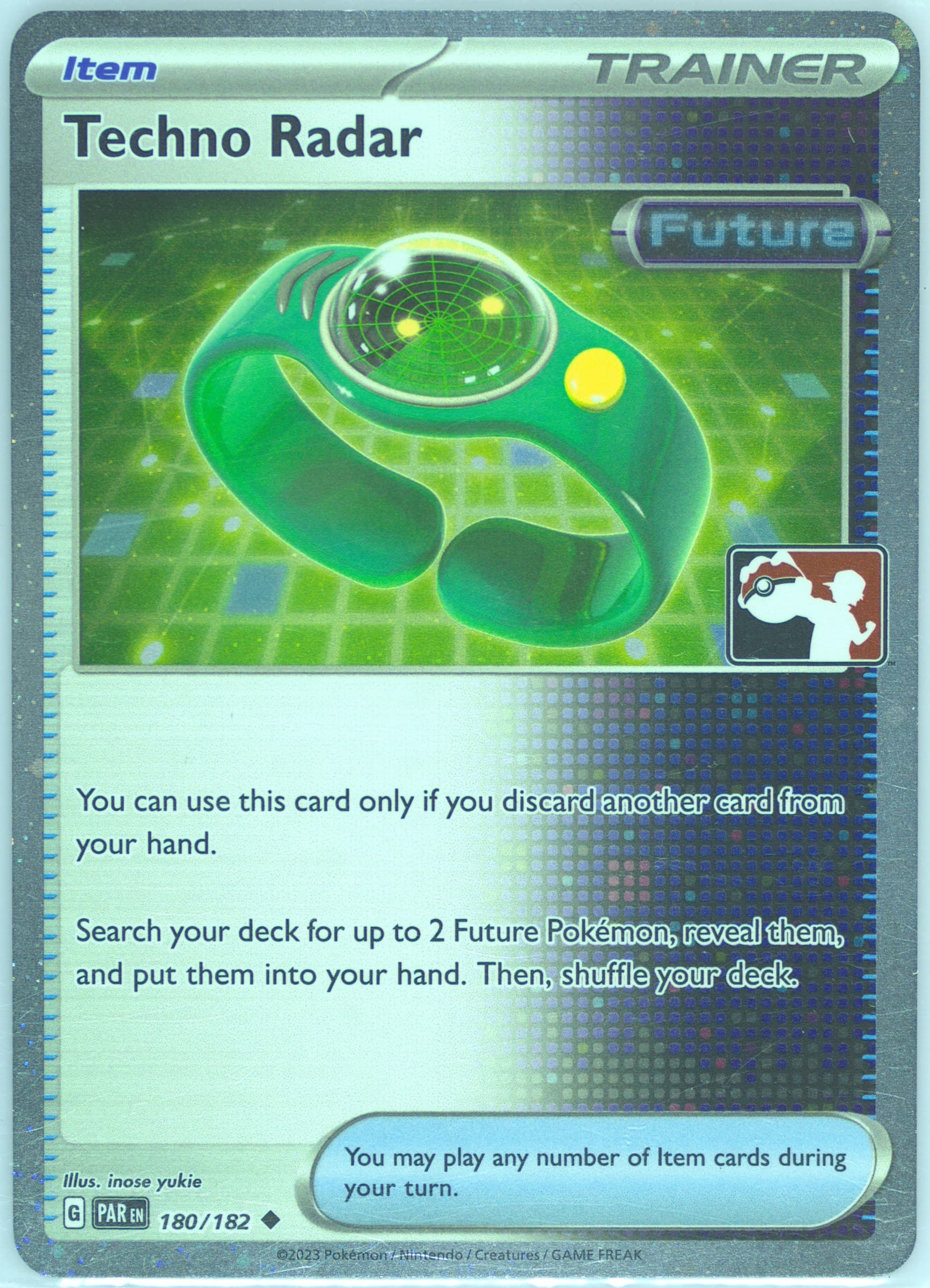 Techno Radar Holo (180) 2024-2025 Pokemon Play! Pokemon Prize Pack