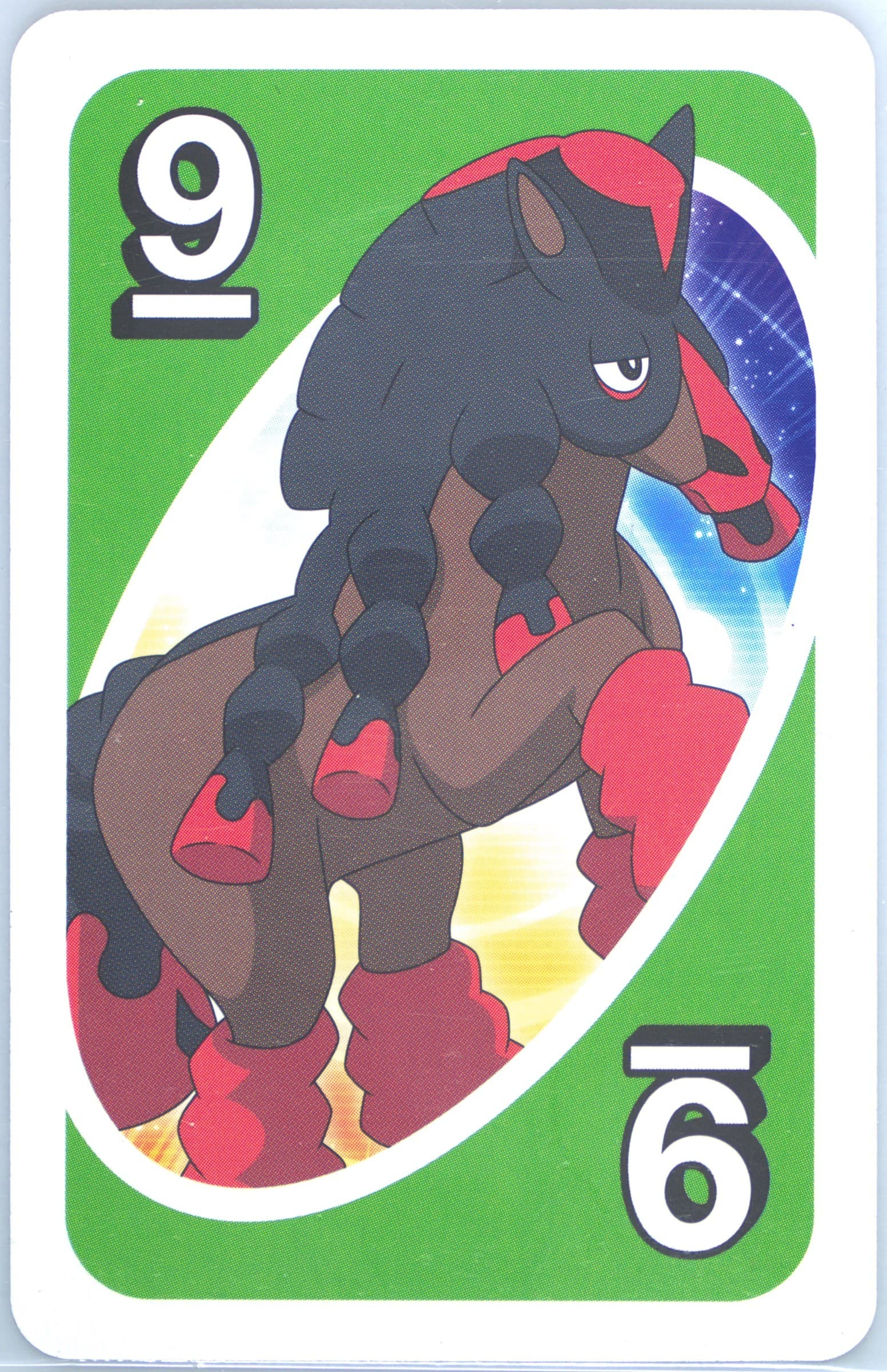 Mudsdale Japanese Back-Green-#9 2017 Uno Pokemon Sun & Moon
