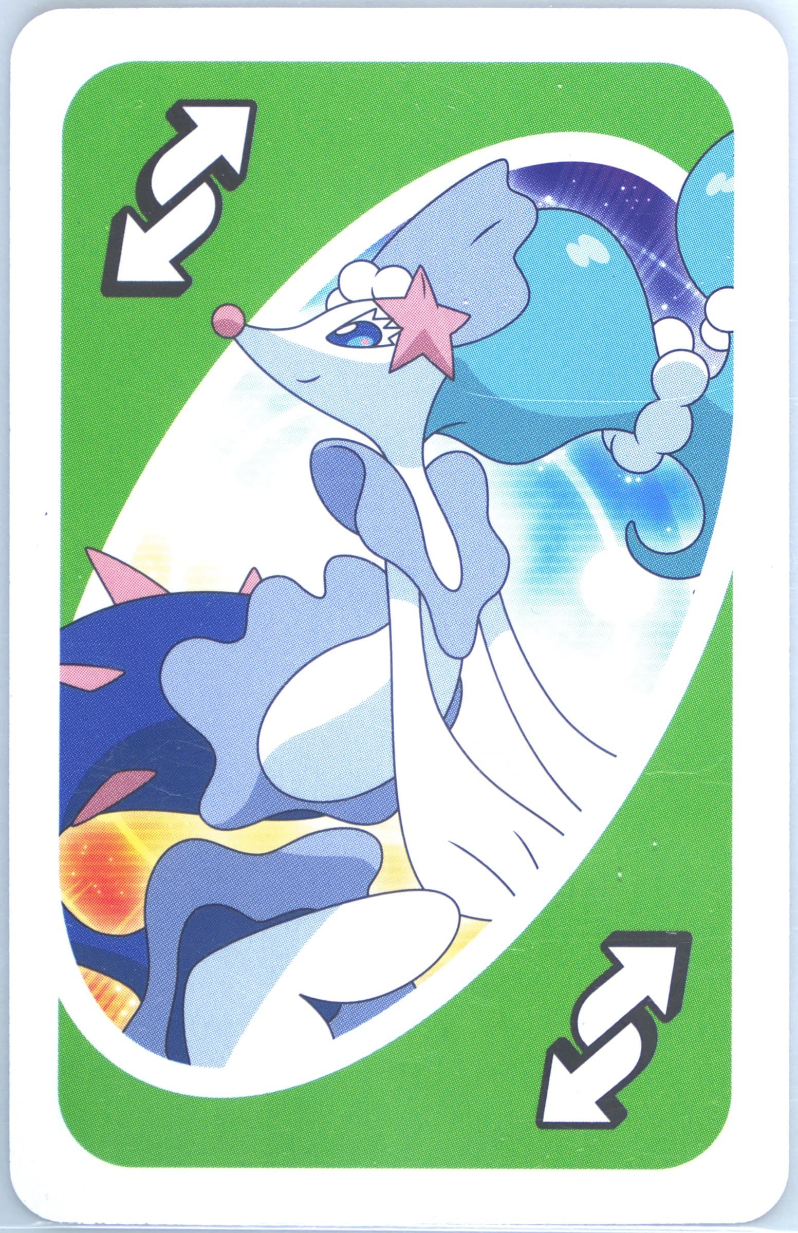 Primarina Japanese Back-Green-Reverse 2017 Uno Pokemon Sun & Moon