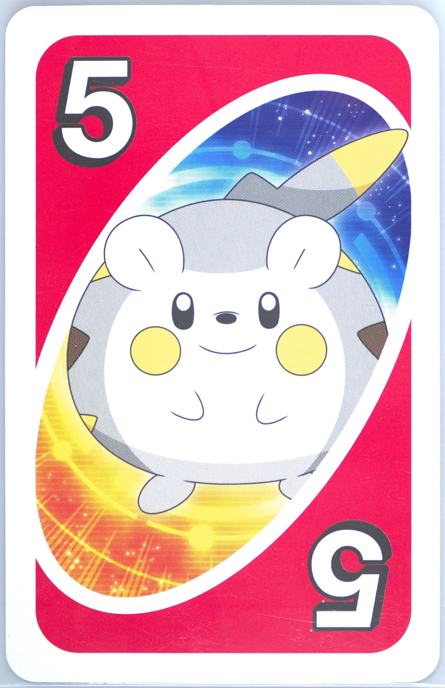 Togedemaru Japanese Back-Red-#5 2017 Uno Pokemon Sun & Moon
