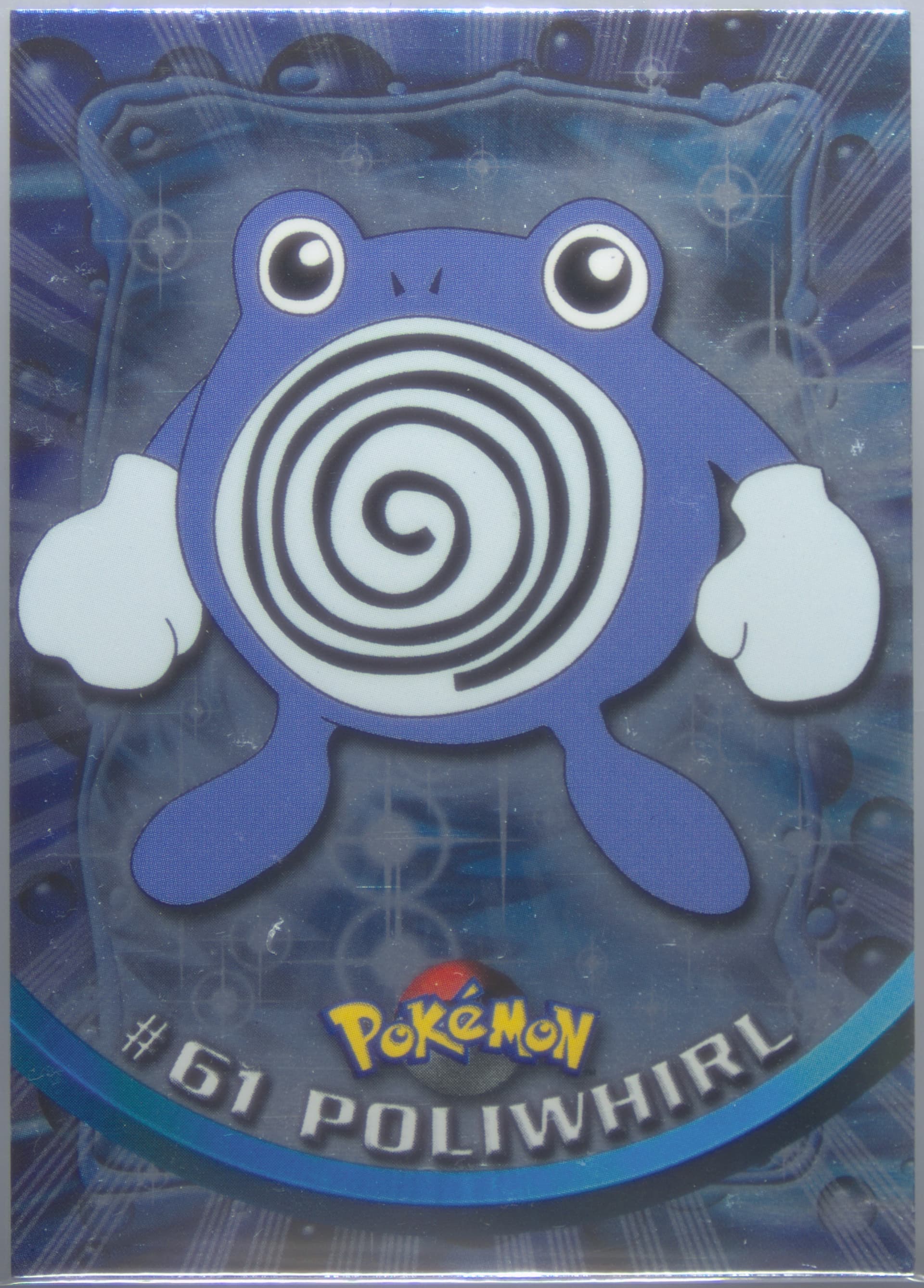 Poliwhirl Foil-Italian (61) 1999 Topps Pokemon TV