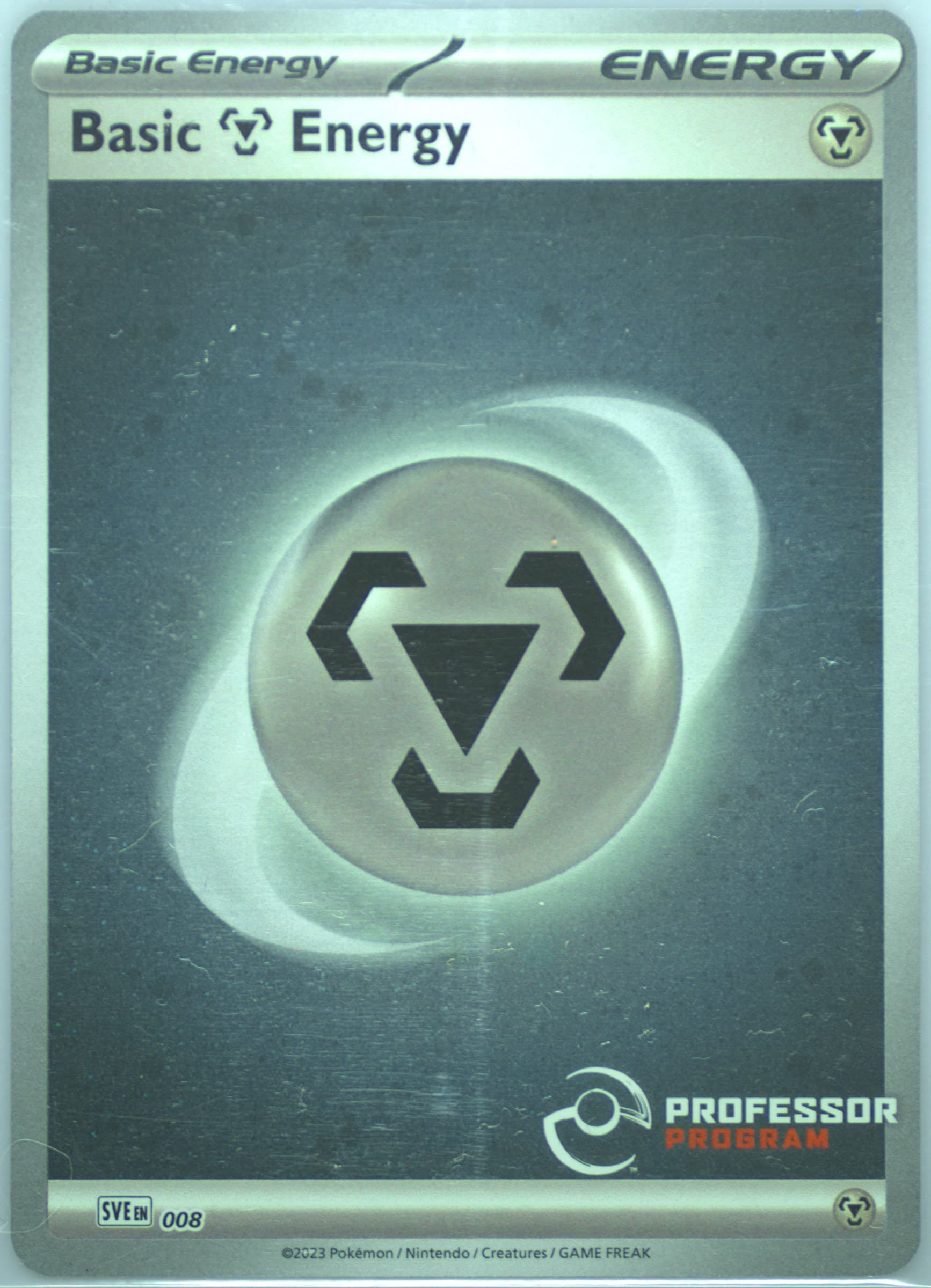 Basic Metal Energy Professor Program (008) 2024 Pokemon Sve EN-Basic Energies