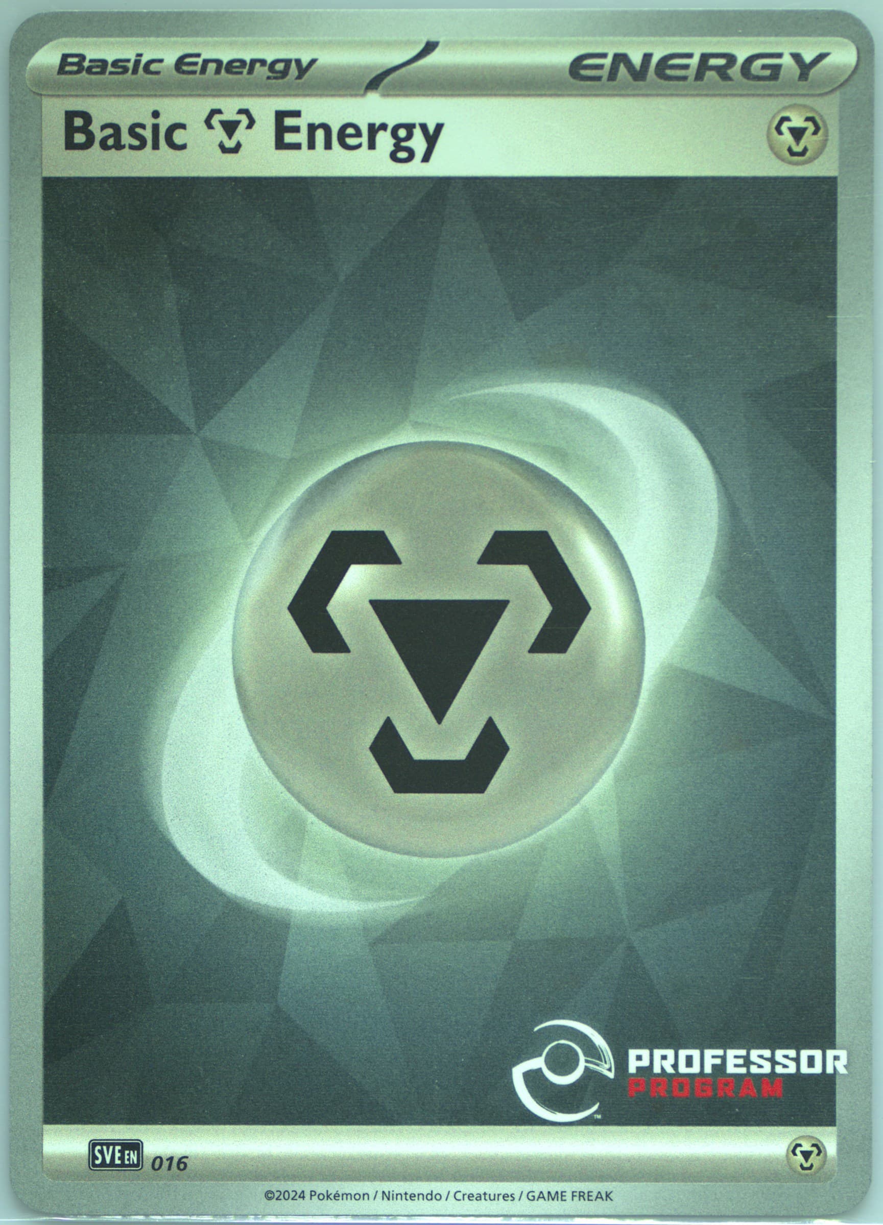 Basic Metal Energy Professor Program (016) 2024 Pokemon Sve EN-Basic Energies