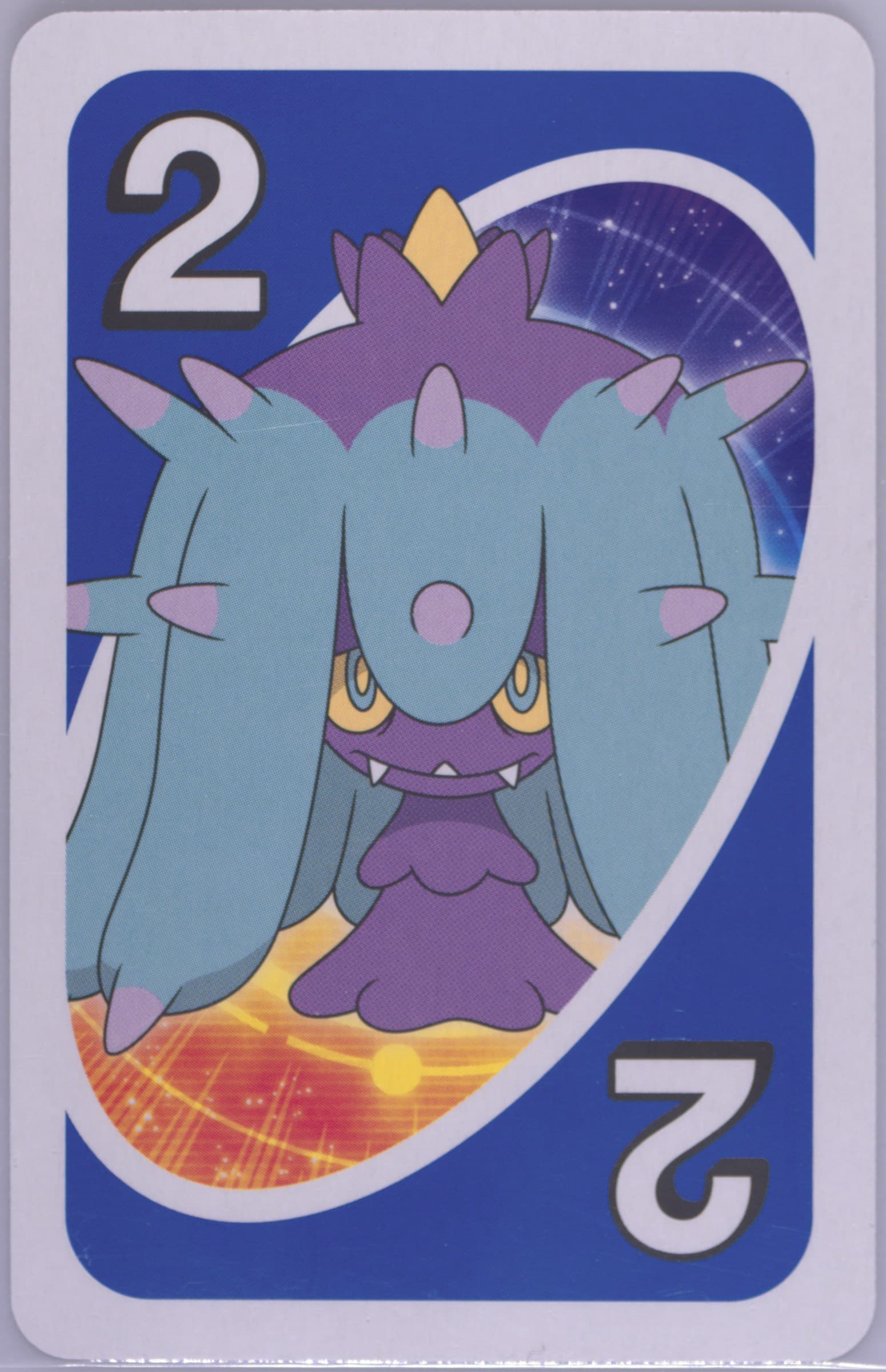 Mareanie Japanese Back-Blue-#2 2017 Uno Pokemon Sun & Moon