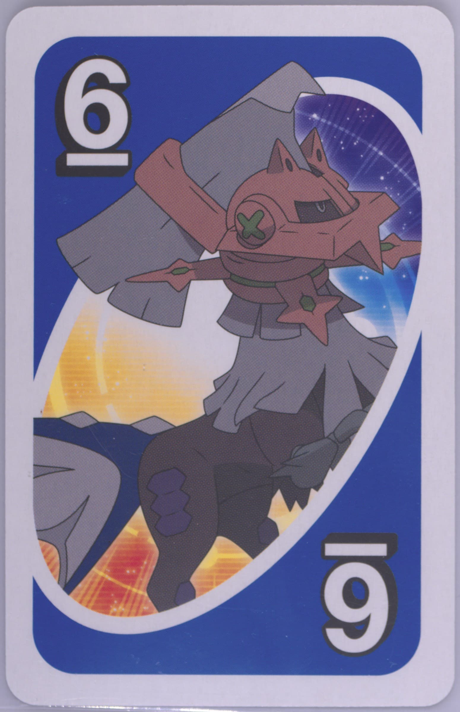 Type: Null Japanese Back-Blue-#6 2017 Uno Pokemon Sun & Moon