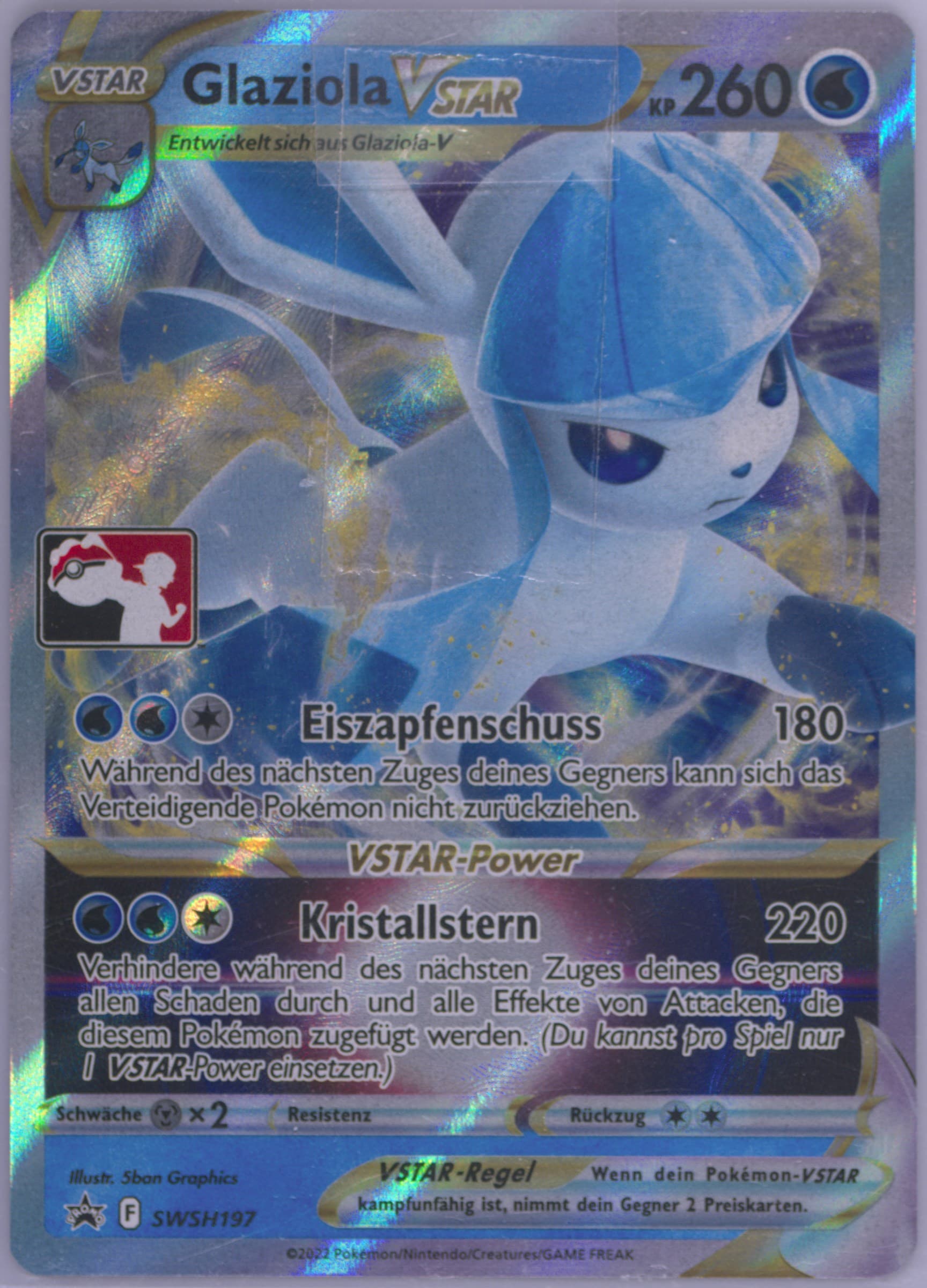 Glaziola Vstar German (197) 2023 Pokemon Play! Pokemon Prize Pack: Series 2